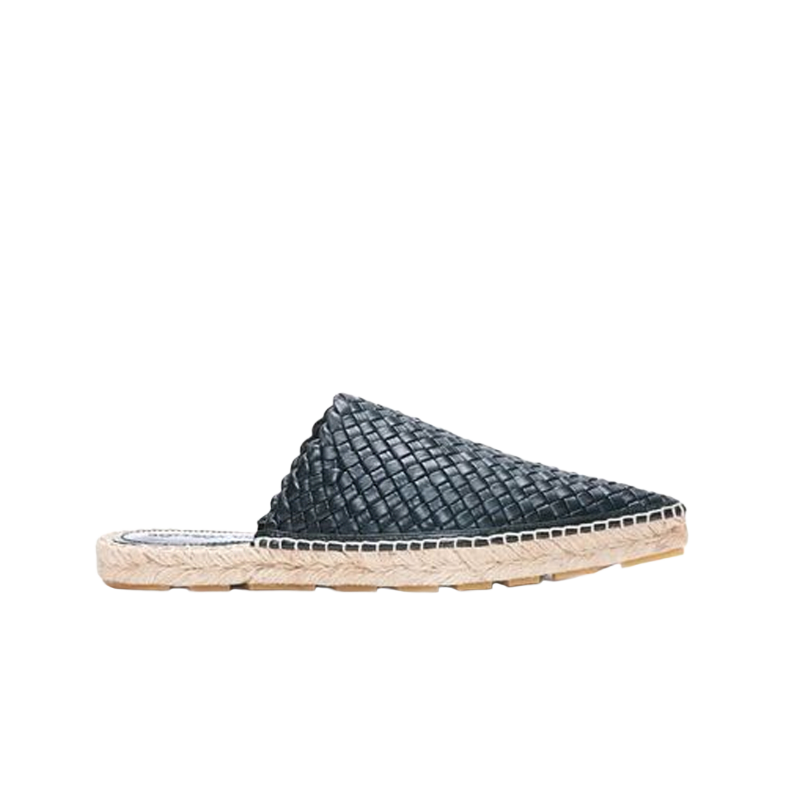 741084VBSN04615 (W) Bottega Veneta Intreccio Espadrille Inkwell