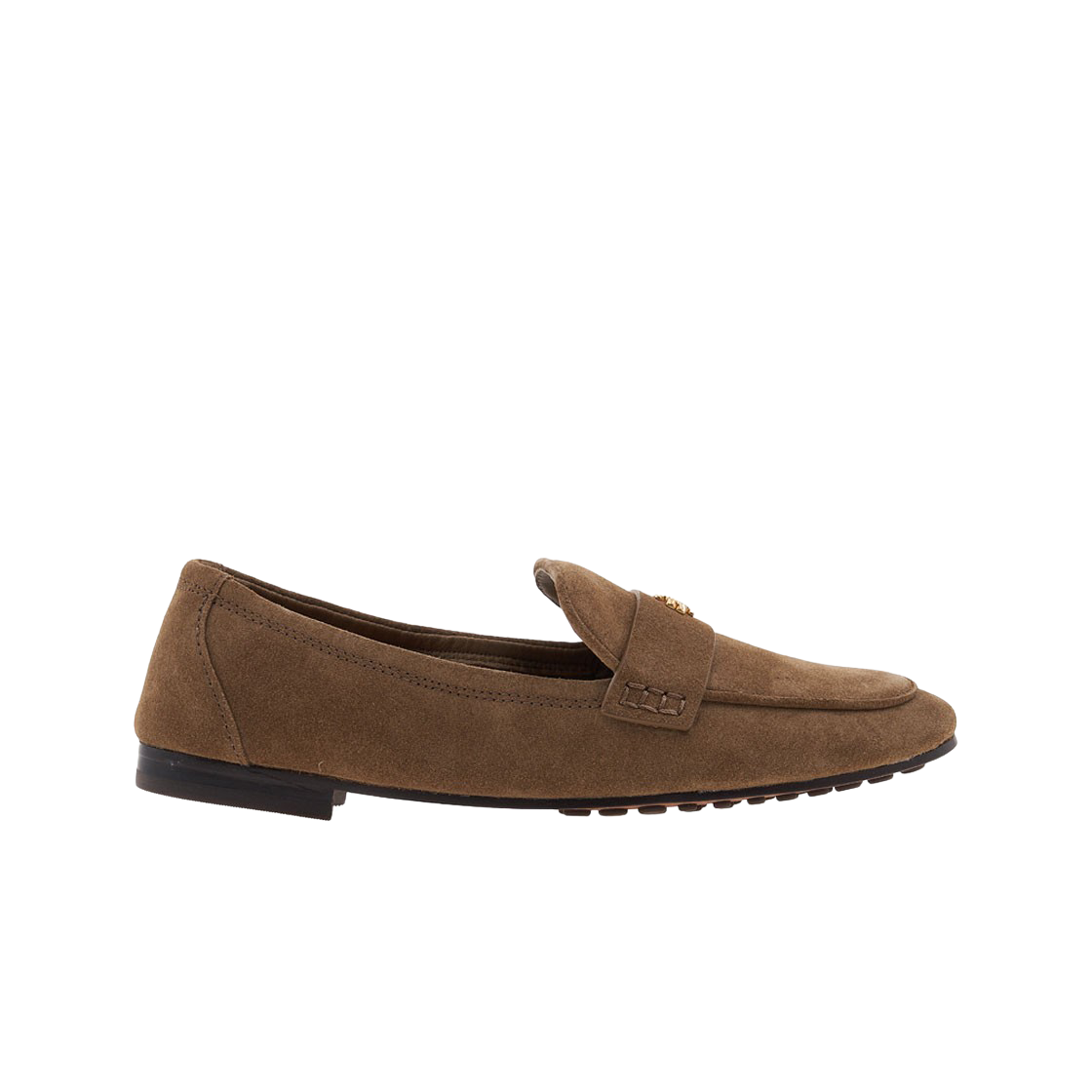 87258-037 (W) Tory Burch Suede Ballet Loafer River Rock
