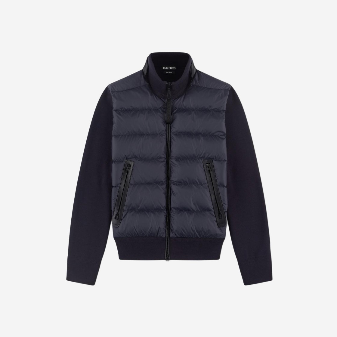 Tom Ford Nylon Down Front Merino Blouson Navy 상세 이미지 1