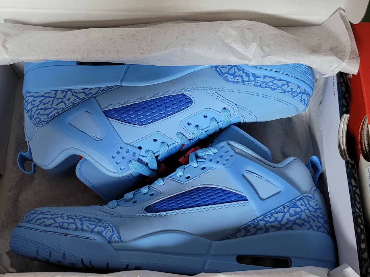 Jordan Spizike Low Football Blue 착용 스타일