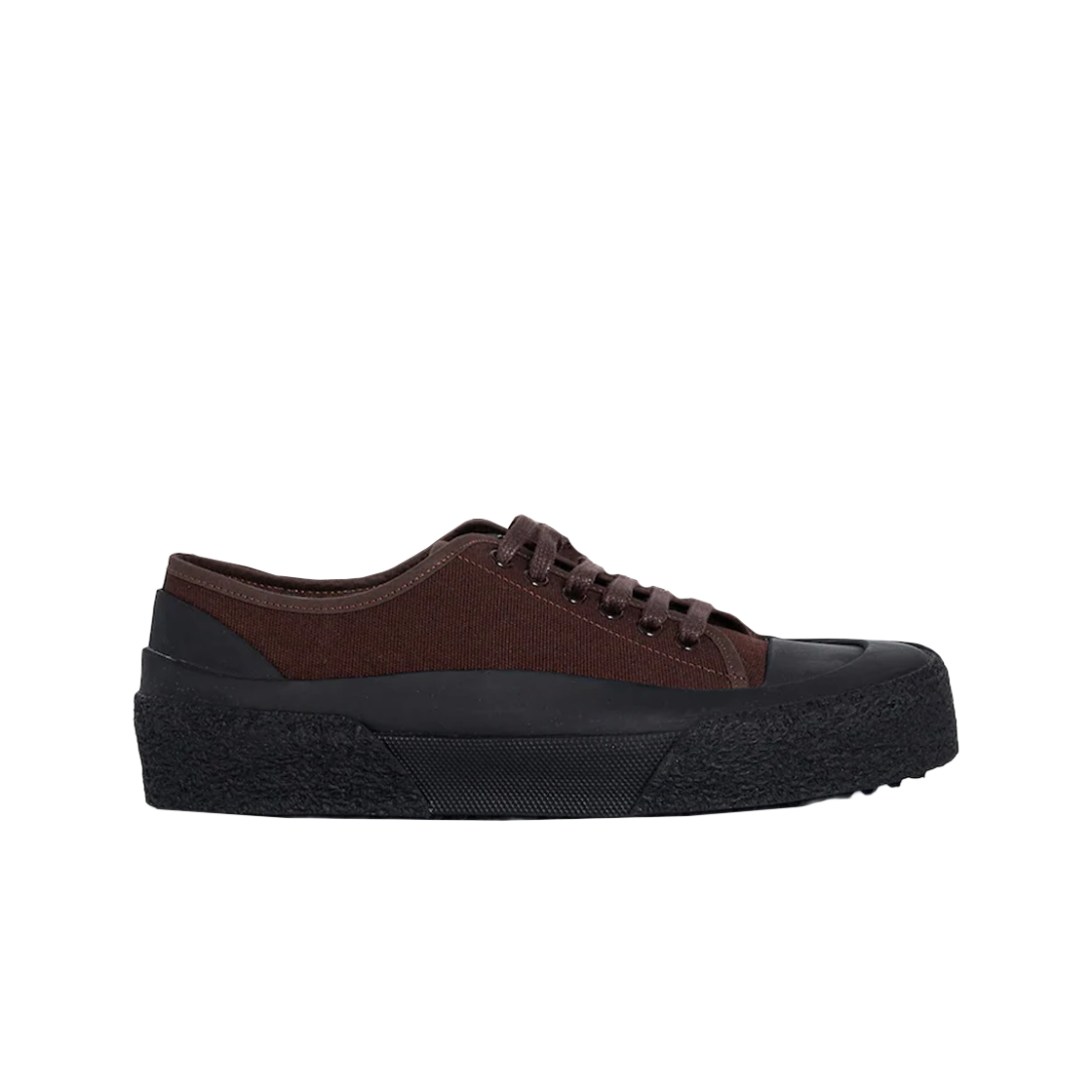 스튜디오 니콜슨 샤프 캔버스 슈즈 체스트넛(Studio Nicholson Sharp Canvas Shoes Chestnut)