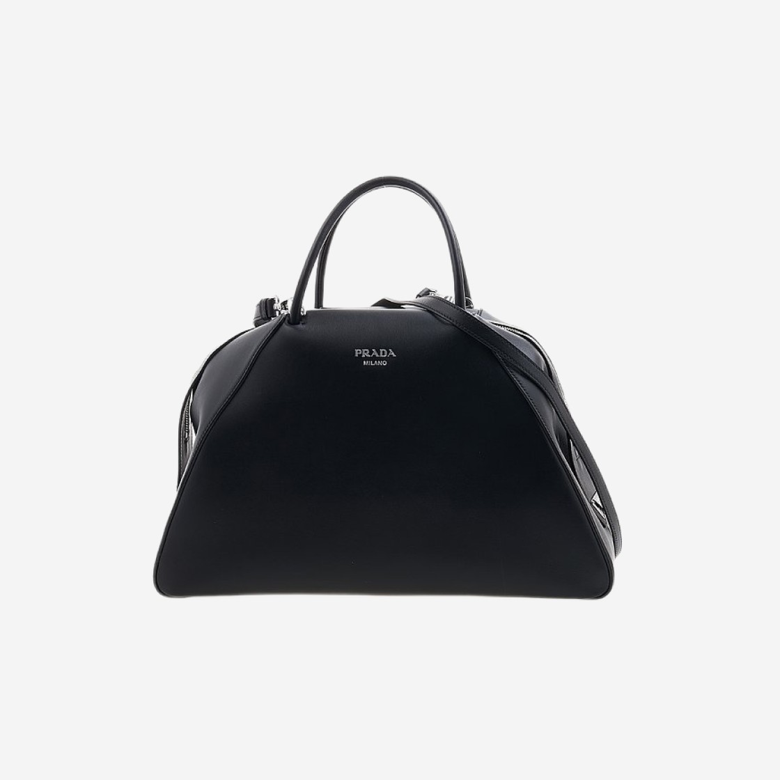 Prada Large Leather Prada Supernova Handbag Black 상세 이미지 1