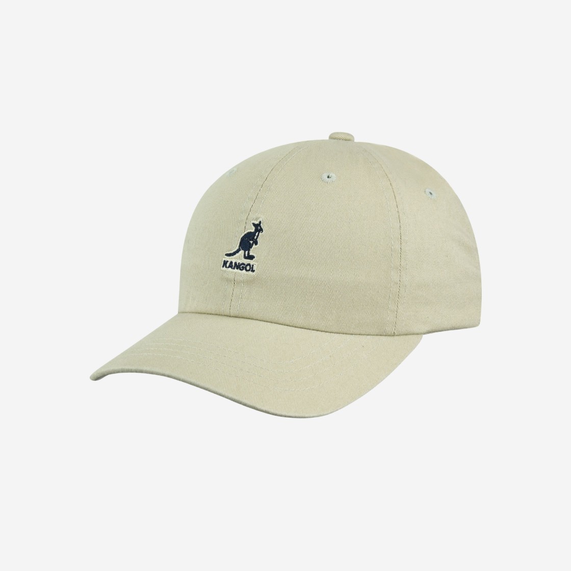 Kangol Washed Baseball Cap Khaki 상세 이미지 1