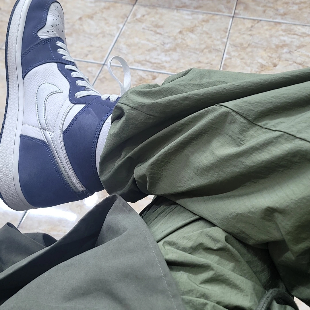 Freak's Store M-65 Mods Coat Liner Set Olive, Jordan 1 Retro High OG CO.JP Midnight Navy 착용 스타일