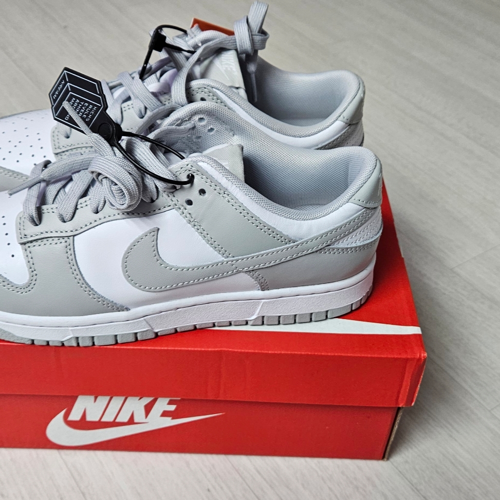 Nike Dunk Low Retro Grey Fog 착용 스타일 - 1