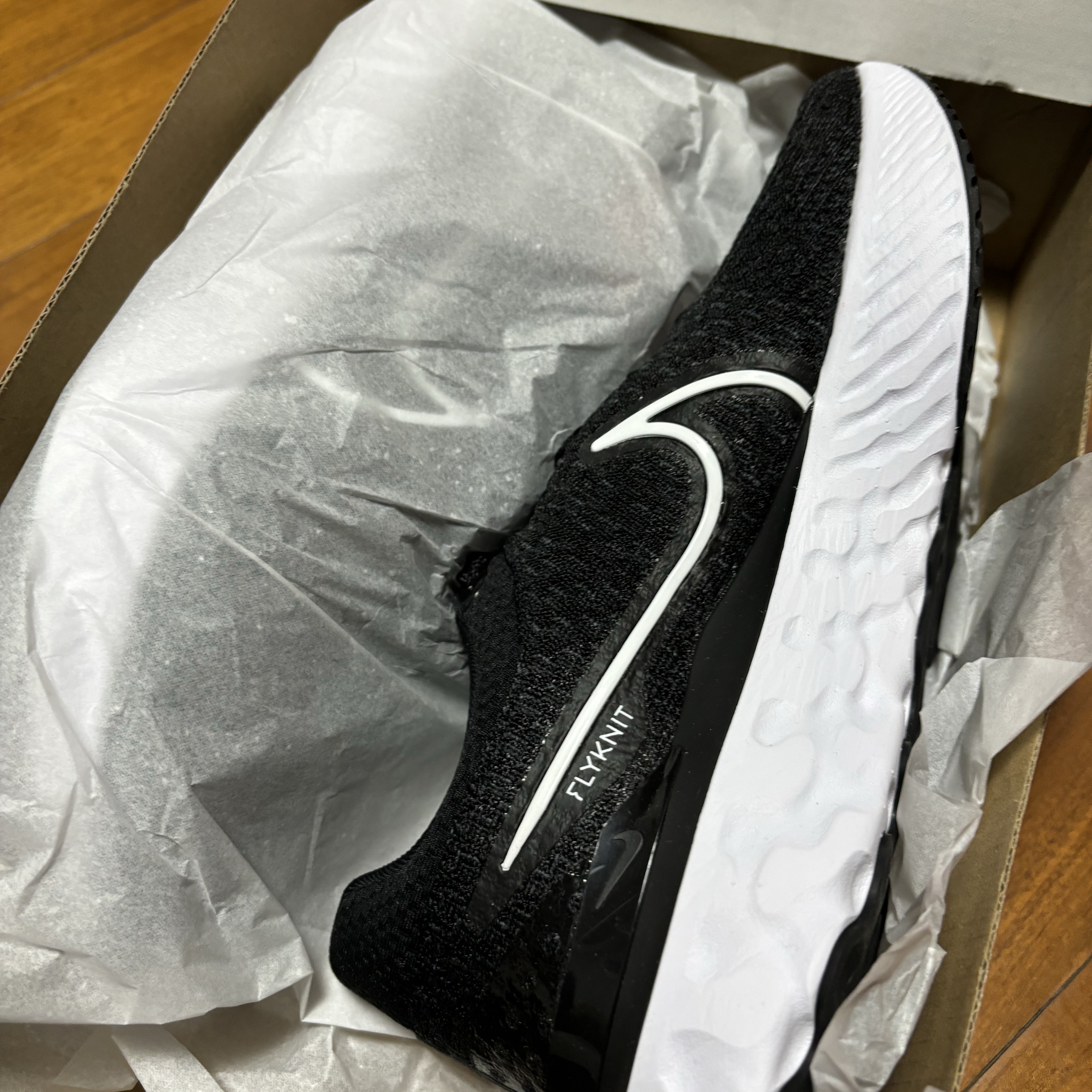 Nike React Infinity Run Flyknit 3 Black White 착용 스타일