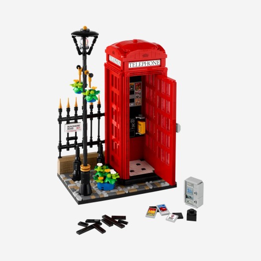 레고 빨간 런던 공중전화 박스