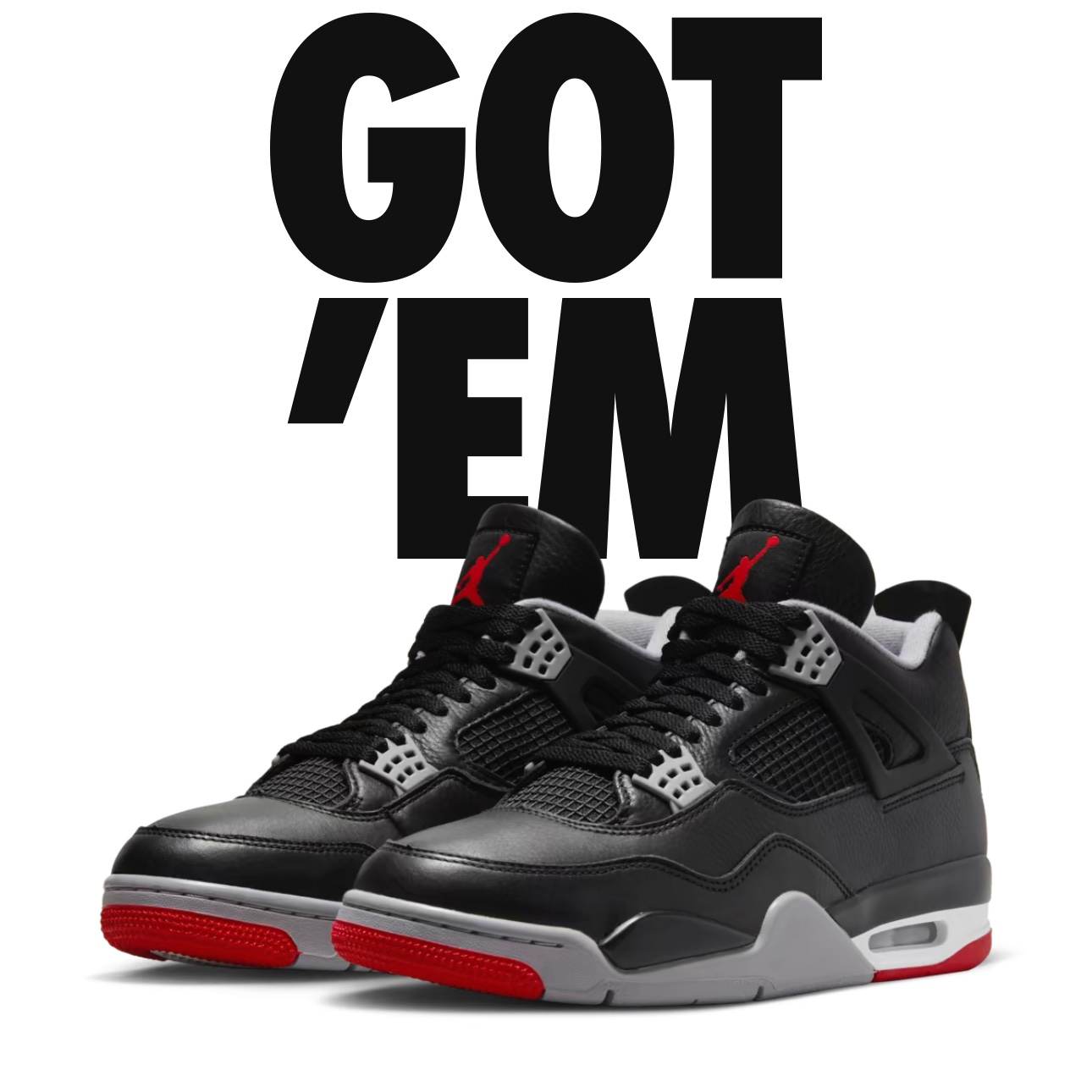 Jordan 4 Retro Bred Reimagined 착용 스타일 - 1