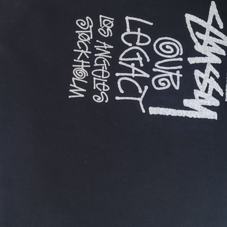 Stussy x Our Legacy Surfman T-Shirt Black - 21SS 착용 스타일