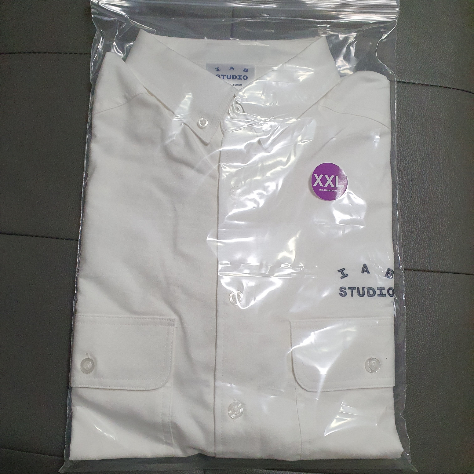 IAB Studio Work Shirt White - 23FW 착용 스타일