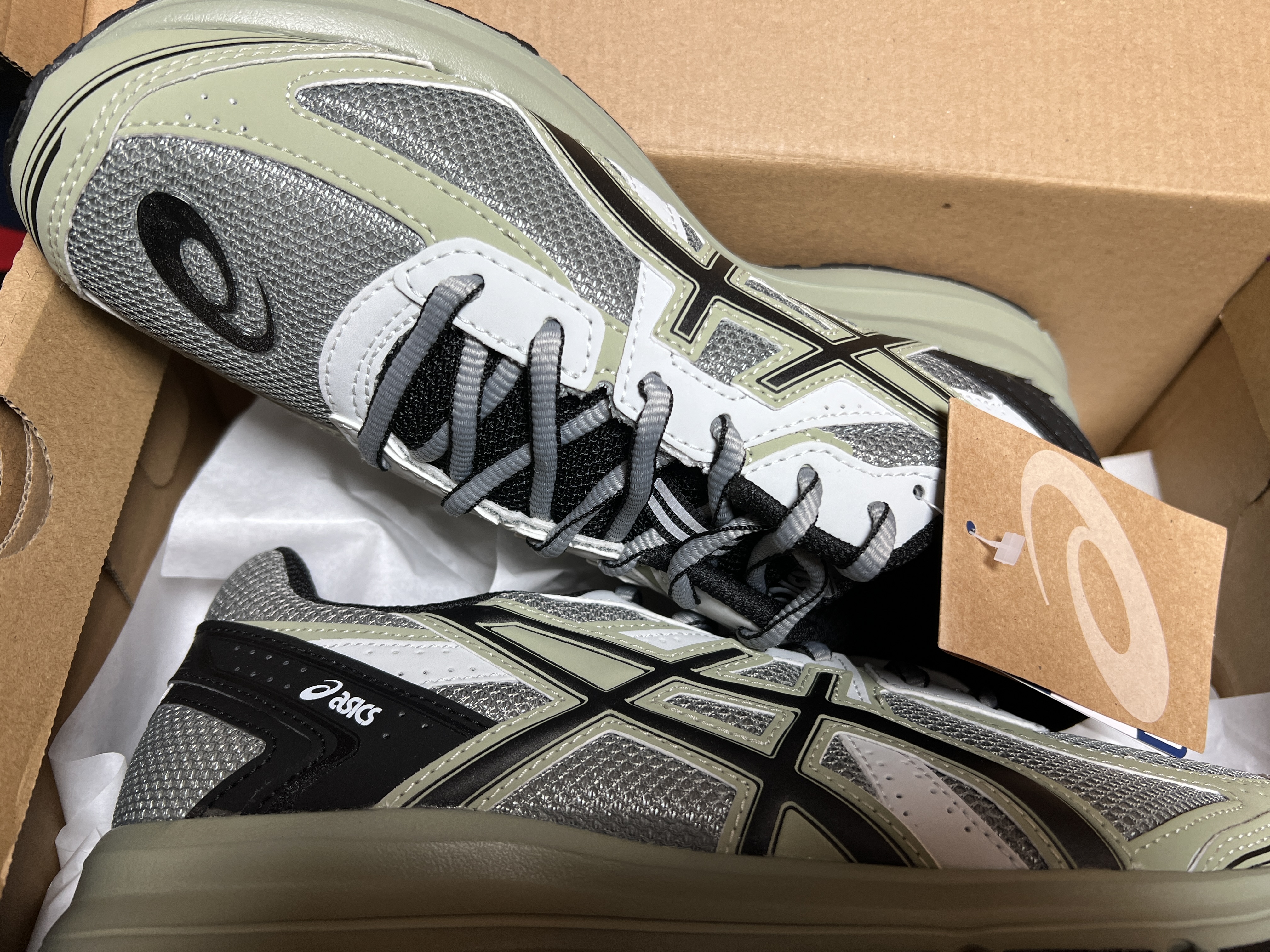 Asics Jog 100 S Sheet Rock - 2E Wide 착용 스타일