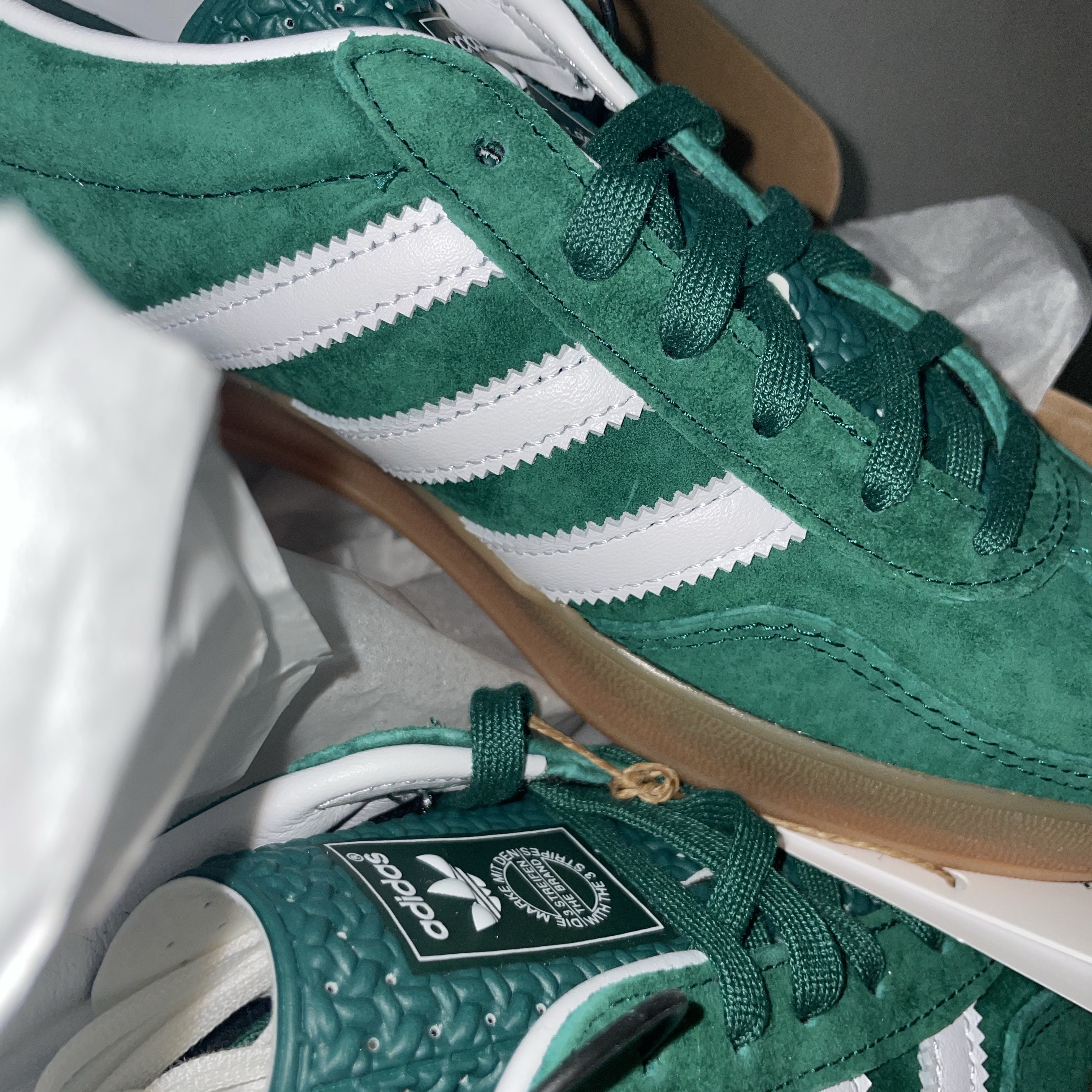 Adidas Gazelle Indoor Collegiate Green 착용 스타일