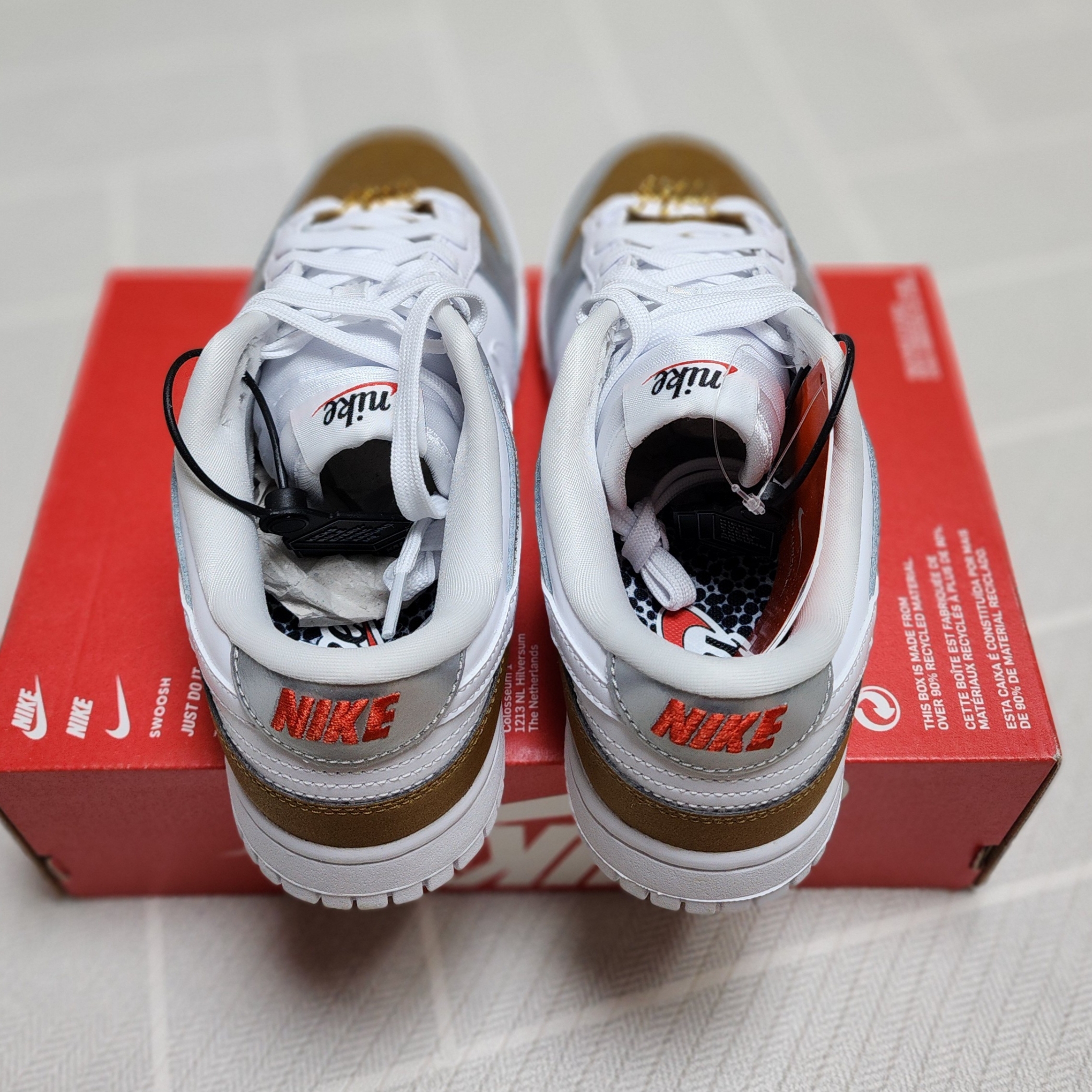 (W) Nike Dunk Low SE Heirloom 착용 스타일 - 4