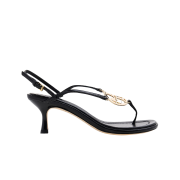 (W) Tory Burch Miller Low Heel Sandal Perfect Black