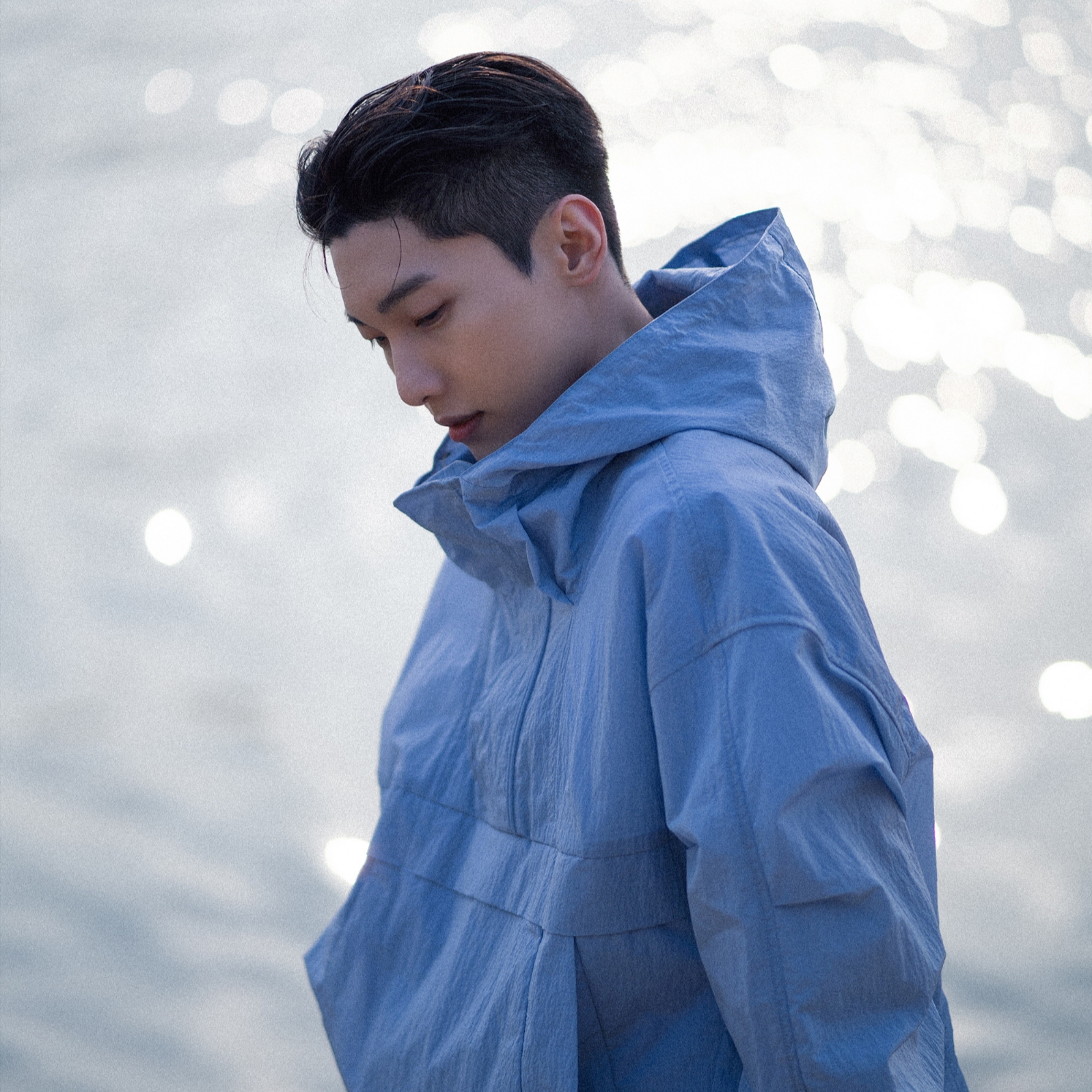 Wooyoungmi Anorak Jumper Black - 22SS 착용 스타일