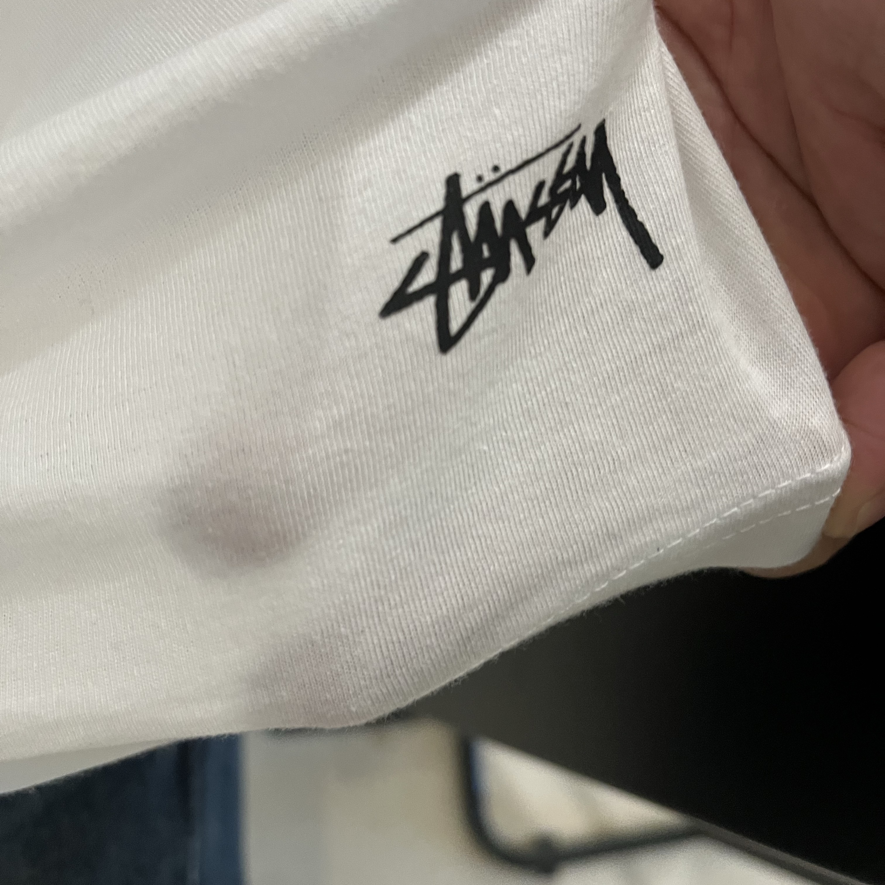 Stussy Undershirt White (3 Pack) 착용 스타일 - 2