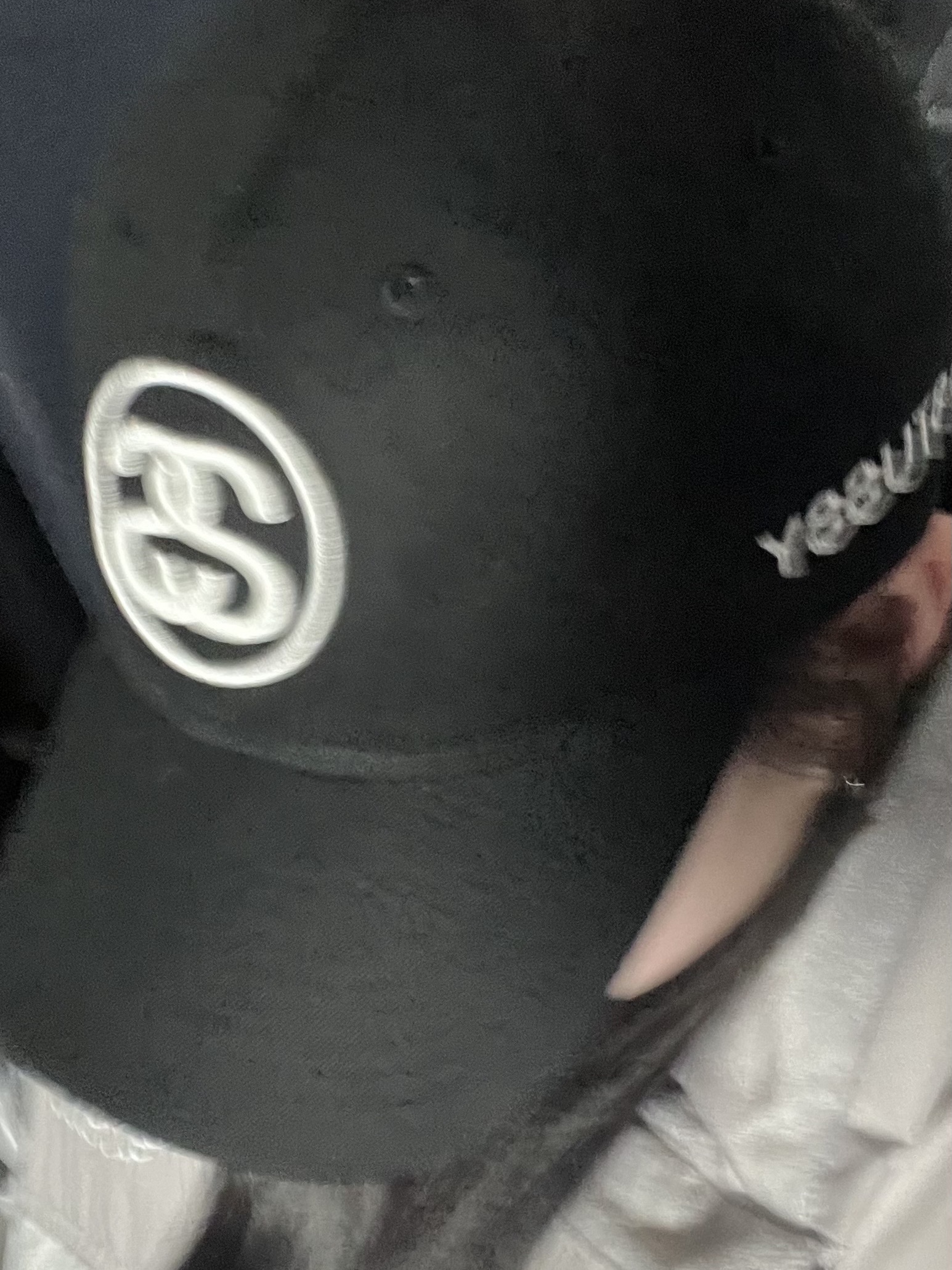 Stussy SS Link 9Twenty Cap Black 착용 스타일 - 2