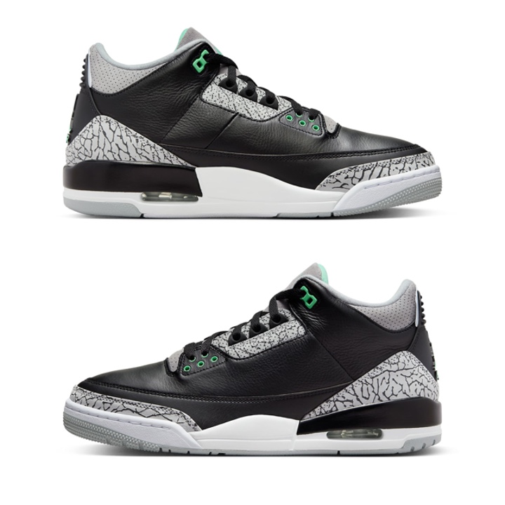 Jordan 3 Retro Green Glow 착용 스타일 - 2
