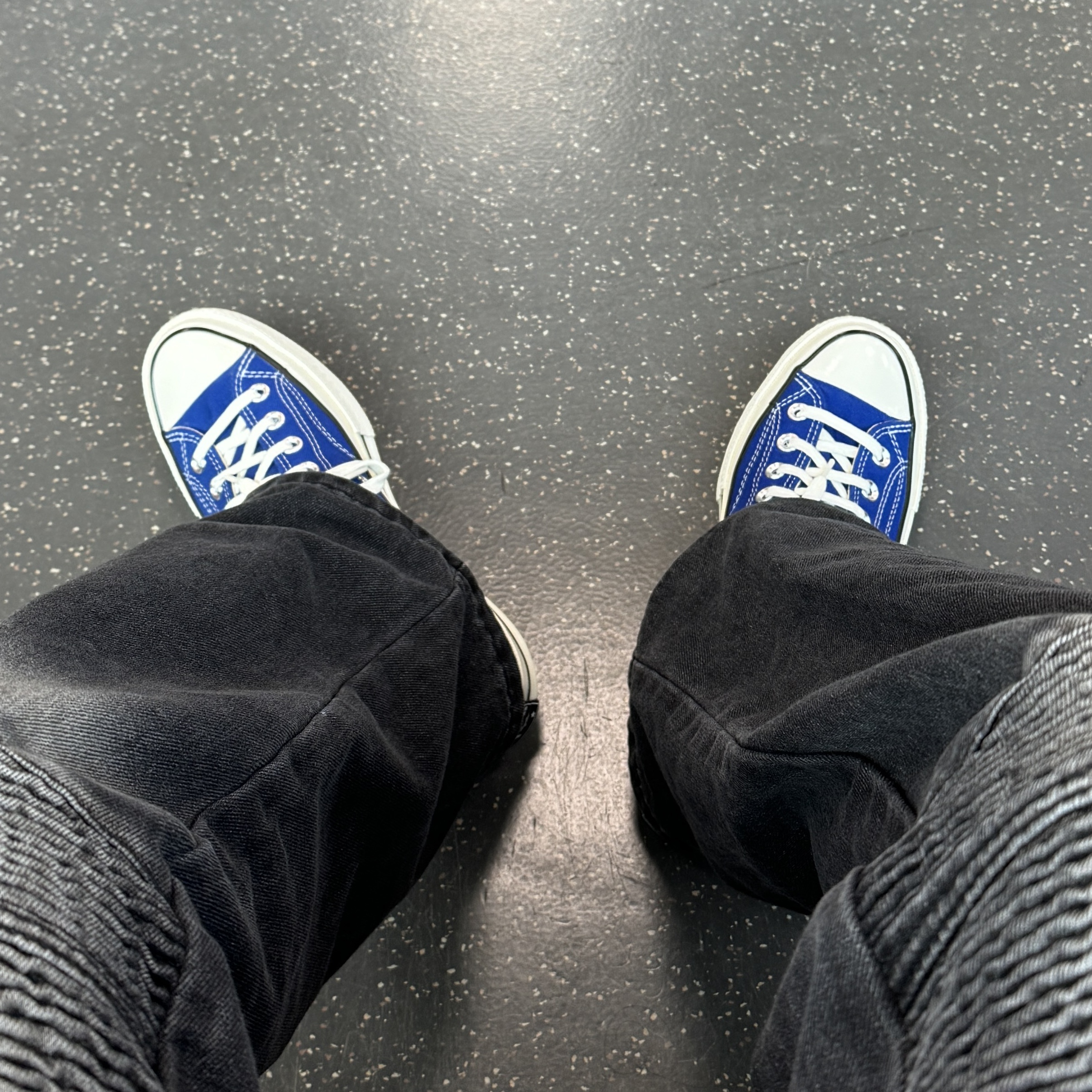 Converse Chuck 70 High Rush Blue 착용 스타일