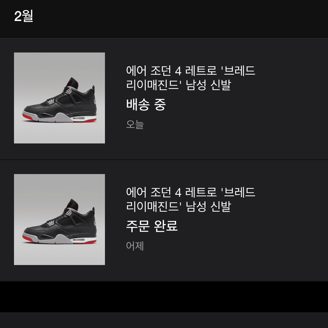Jordan 4 Retro Bred Reimagined 착용 스타일