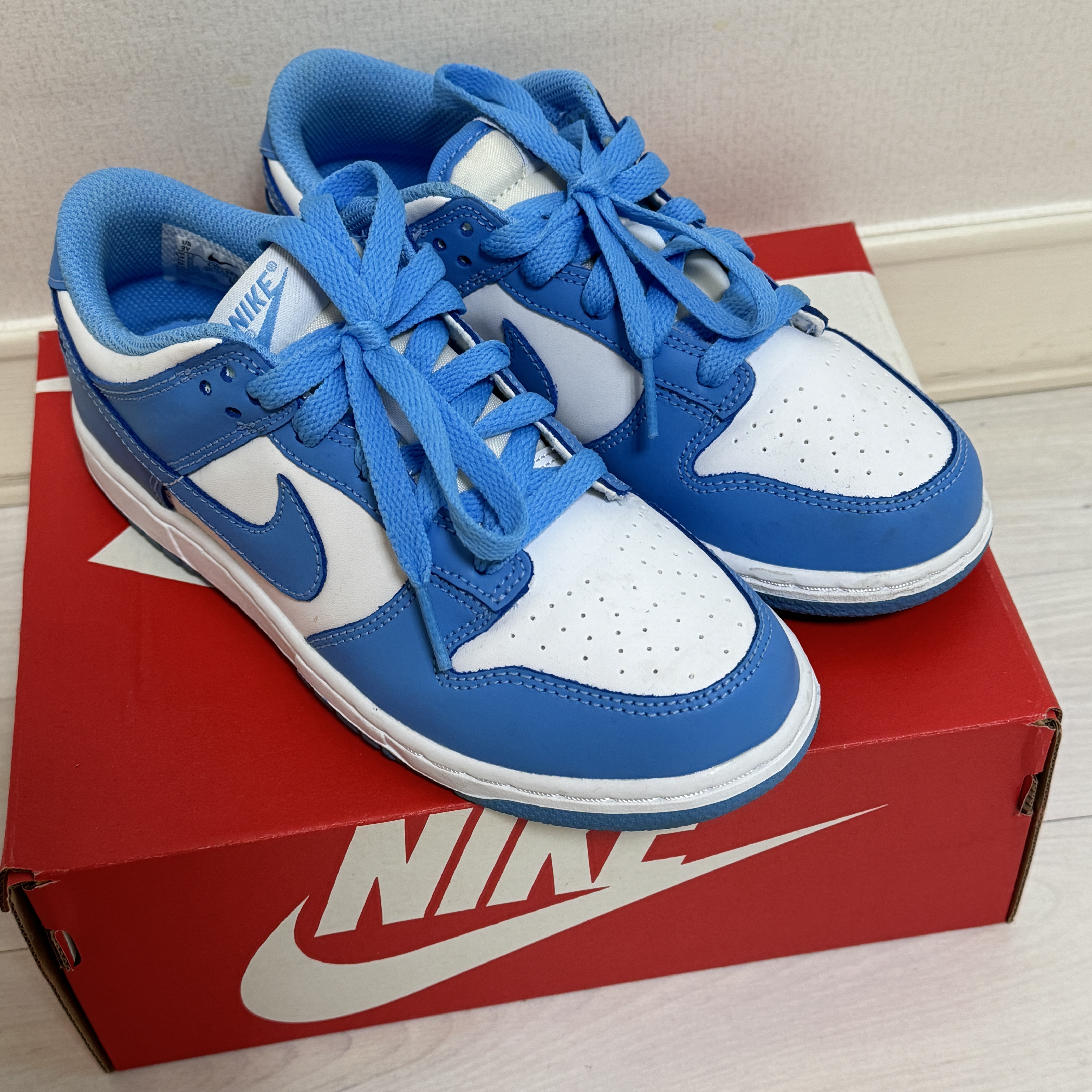 (PS) Nike Dunk Low University Blue 착용 스타일