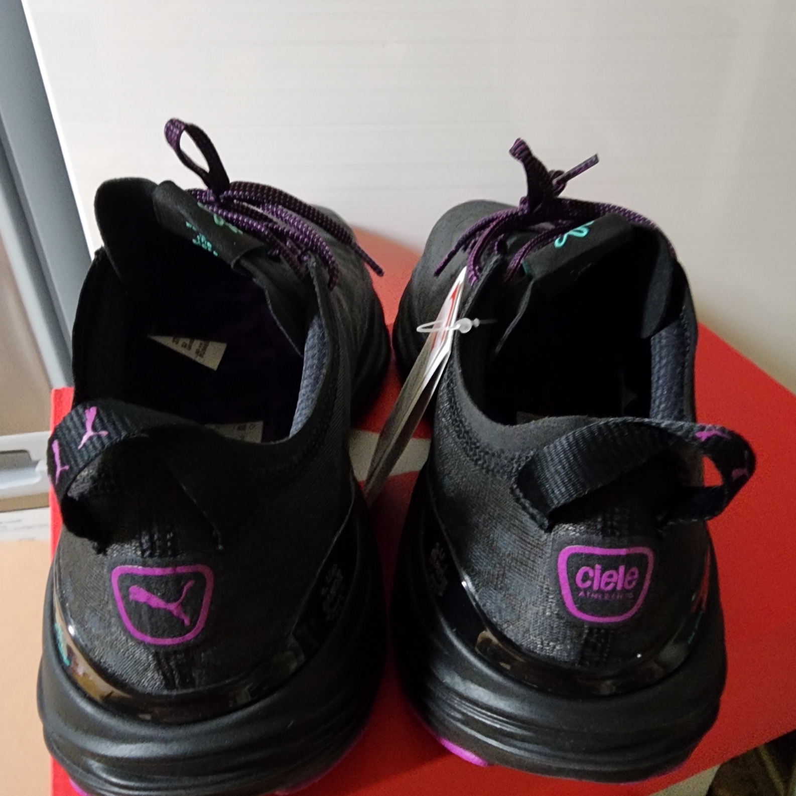 Puma Foreverrun Nitro Ciele Black 착용 스타일 - 2