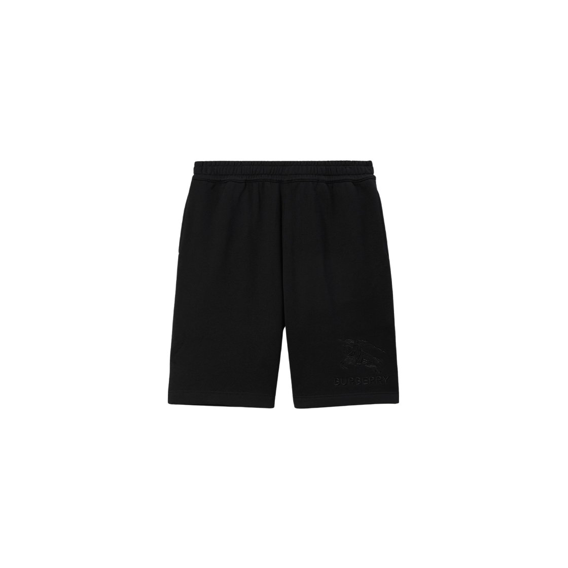 Burberry EKD Motif Cotton Shorts Black 상세 이미지 1