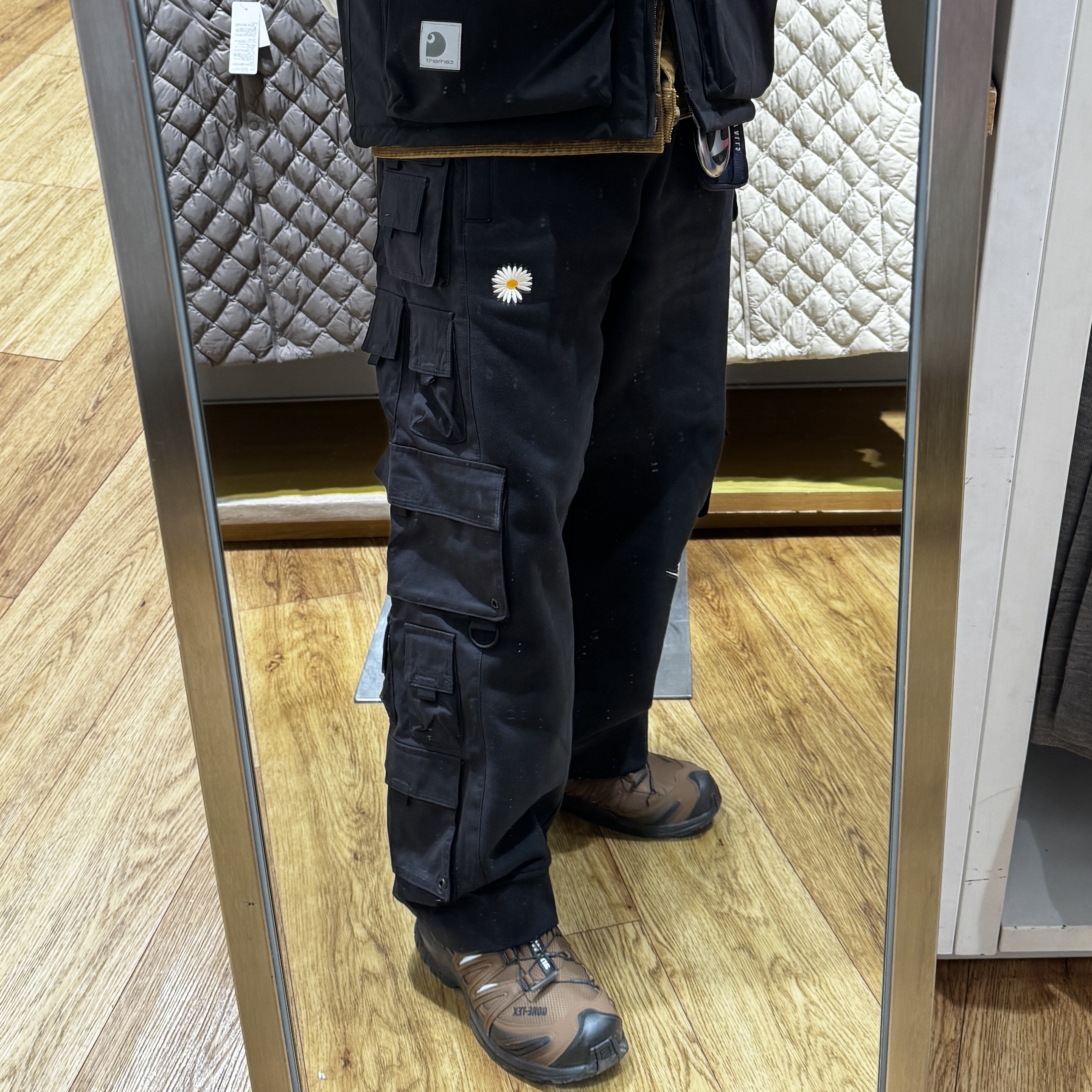 Nike x Peaceminusone Wide Pants Black (DR0096-010), Salomon x And Wander XA Pro 3D Gore-Tex Brown 착용 스타일