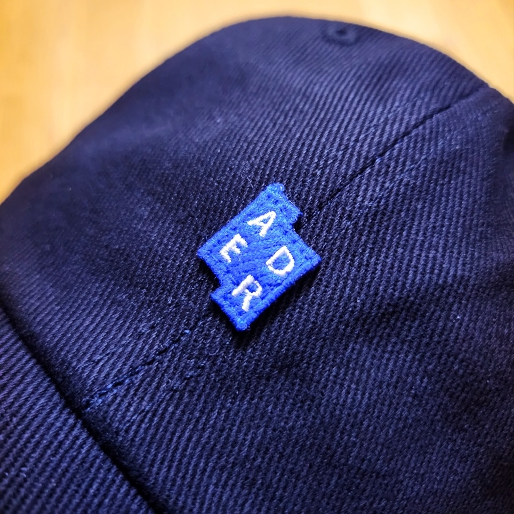 Ader Error Sig; TRS Tag Cap 01 Noir 착용 스타일 - 2