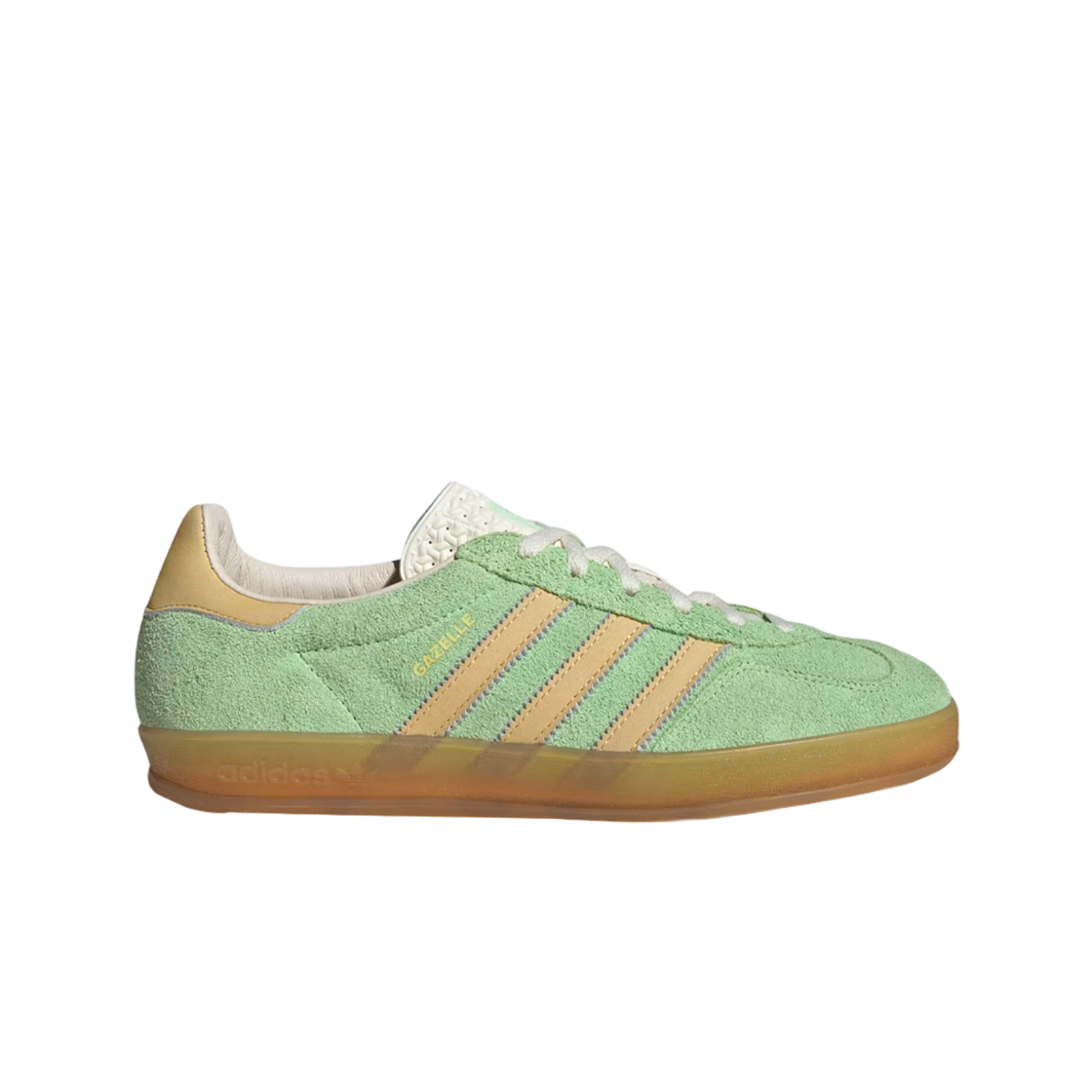 (W) 아디다스 가젤 인도어 세미 그린 스파크 올모스트 옐로우((W) Adidas Gazelle Indoor Semi Green Spark Almost Yellow)