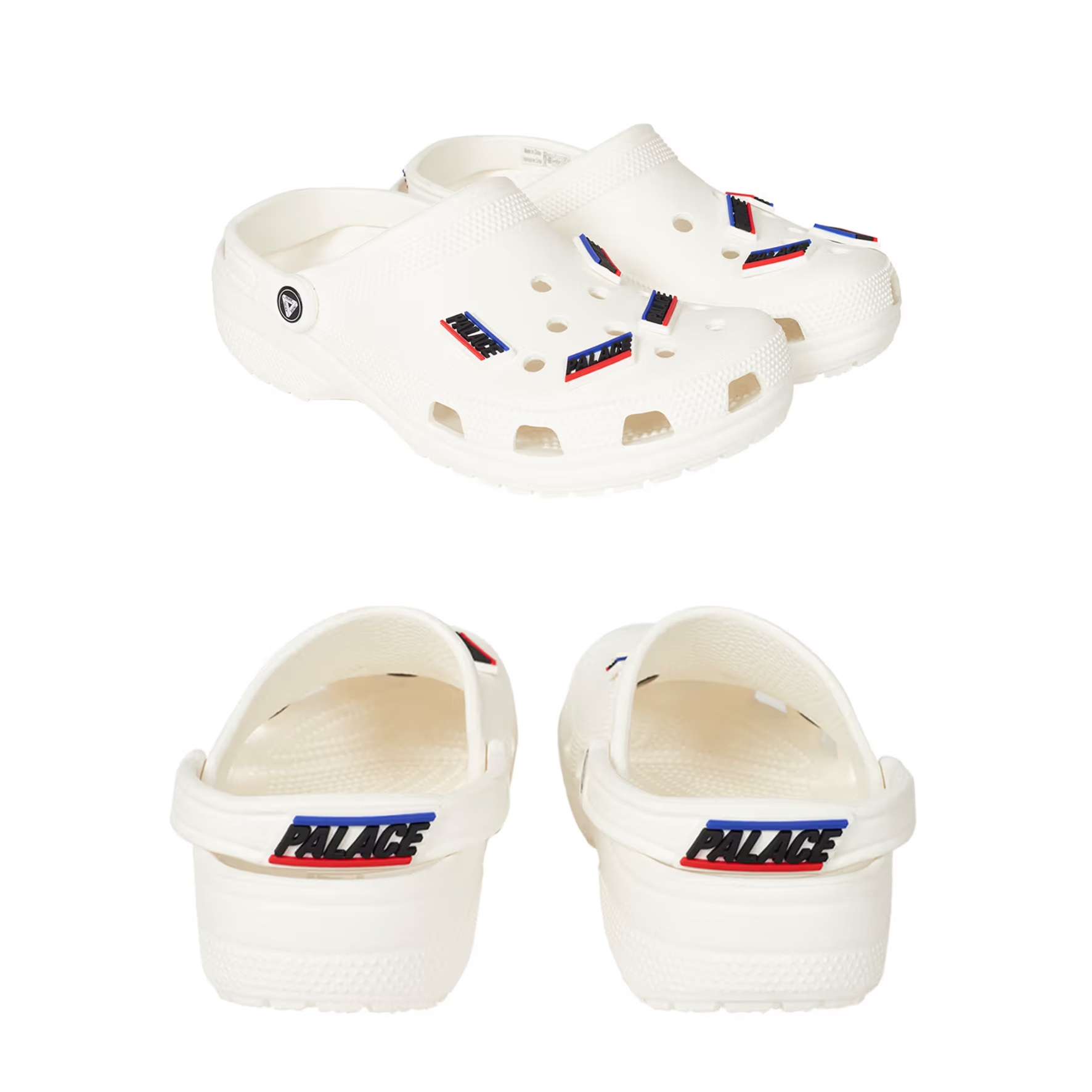 Crocs x Palace Classic Clog Black, Crocs x Palace Classic Clog White 착용 스타일 - 3
