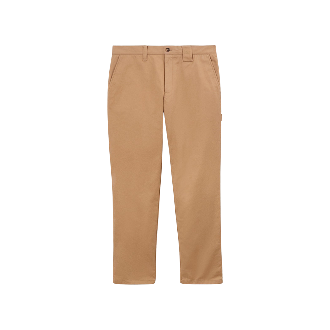 Burberry Embroidered EKD Cotton Cargo Trousers Camel 상세 이미지 1