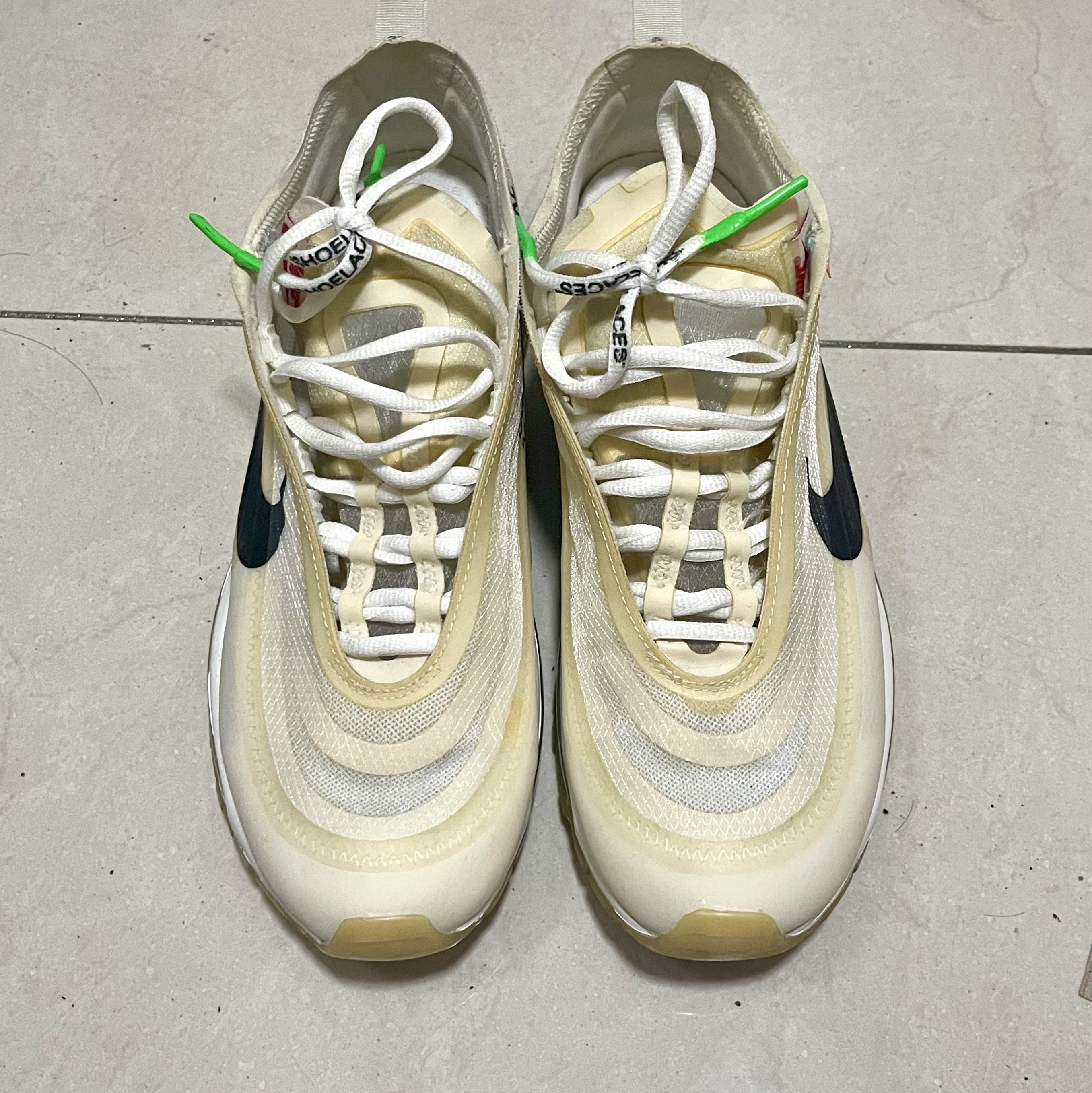 Nike x Off-White Air Max 97 OG The Ten 착용 스타일 - 1