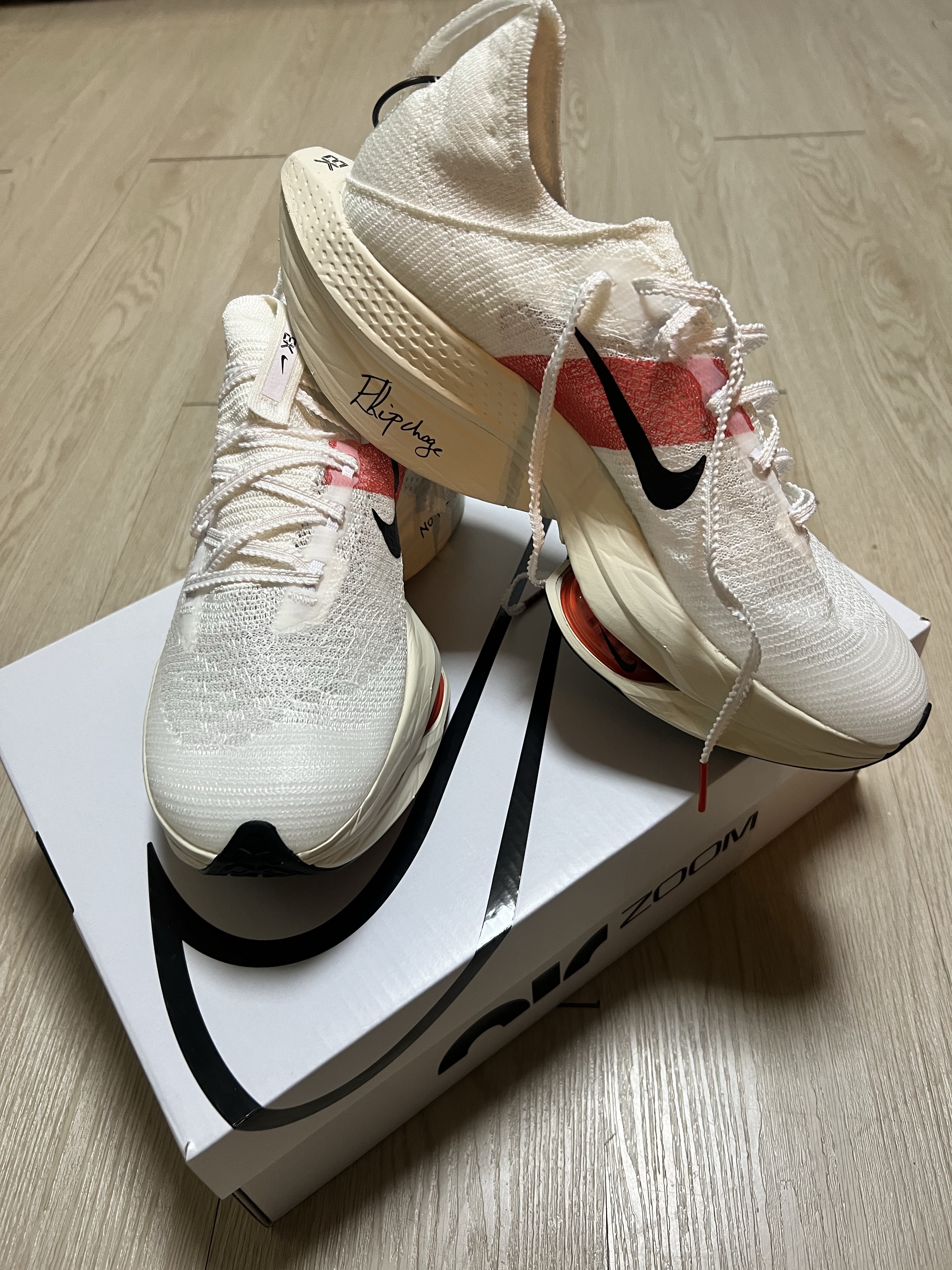 Nike Air Zoom Alphafly Next% 2 Eliud Kipchoge 착용 스타일