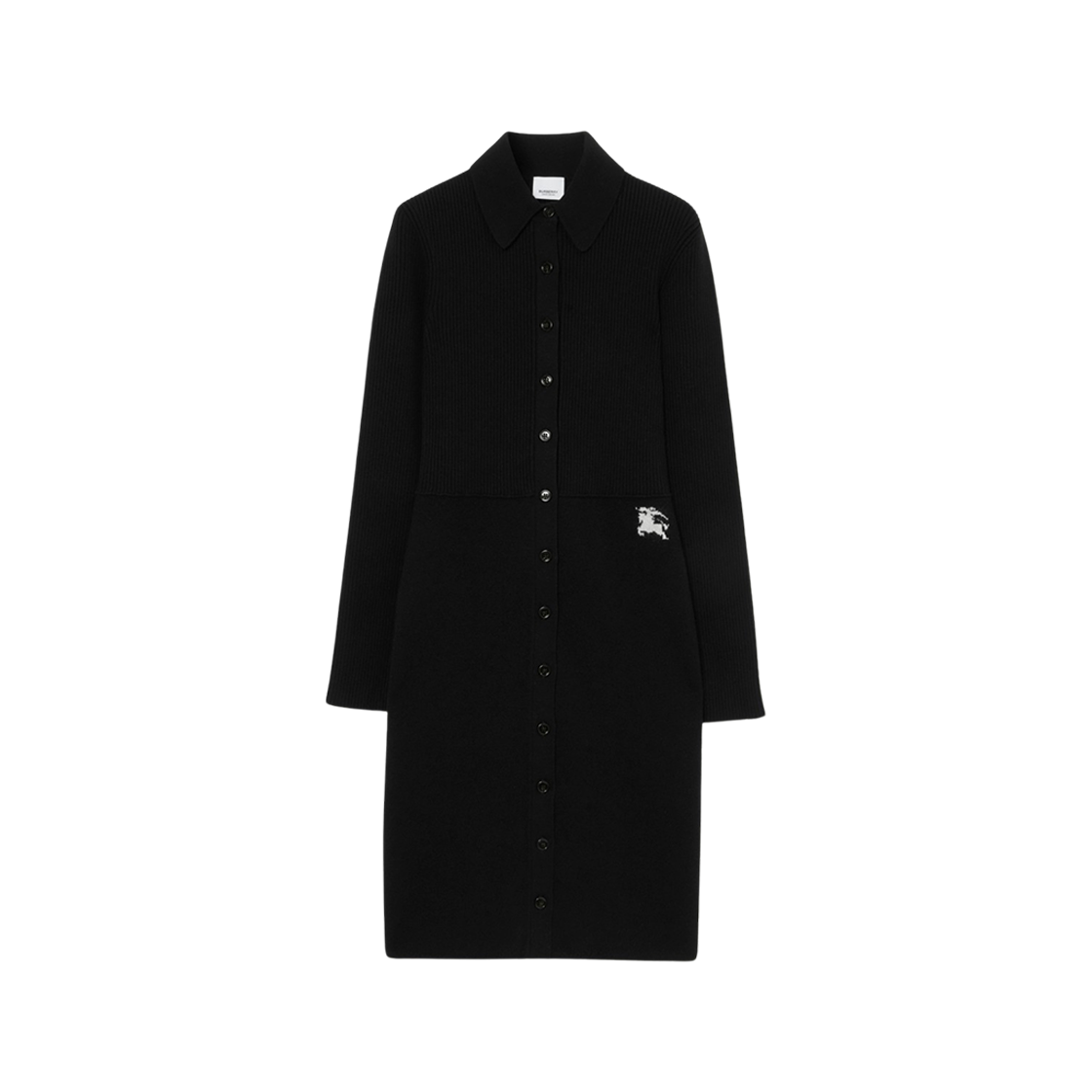 (W) Burberry EKD Wool Dress Black 상세 이미지 1