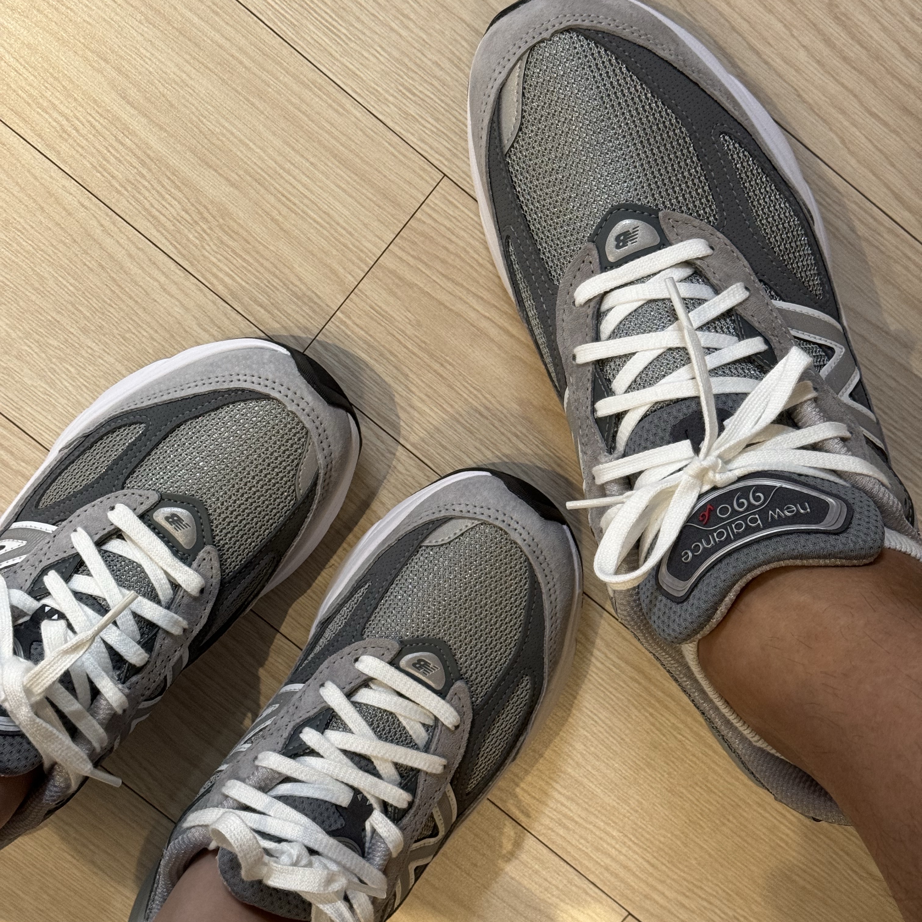 New Balance 990v6 Made in USA Grey - D Standard 착용 스타일 - 2
