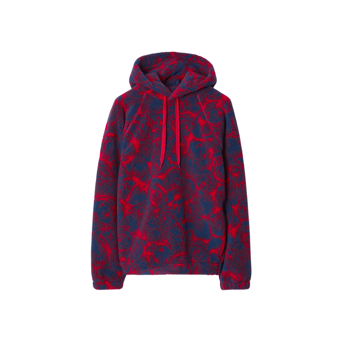 Burberry Rose Print Fleece Hoodie Pillar 상세 이미지 1