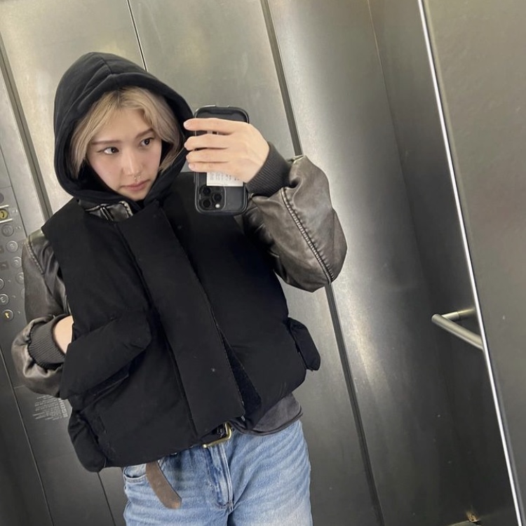 Entire Studios MML Vest Black 착용 스타일