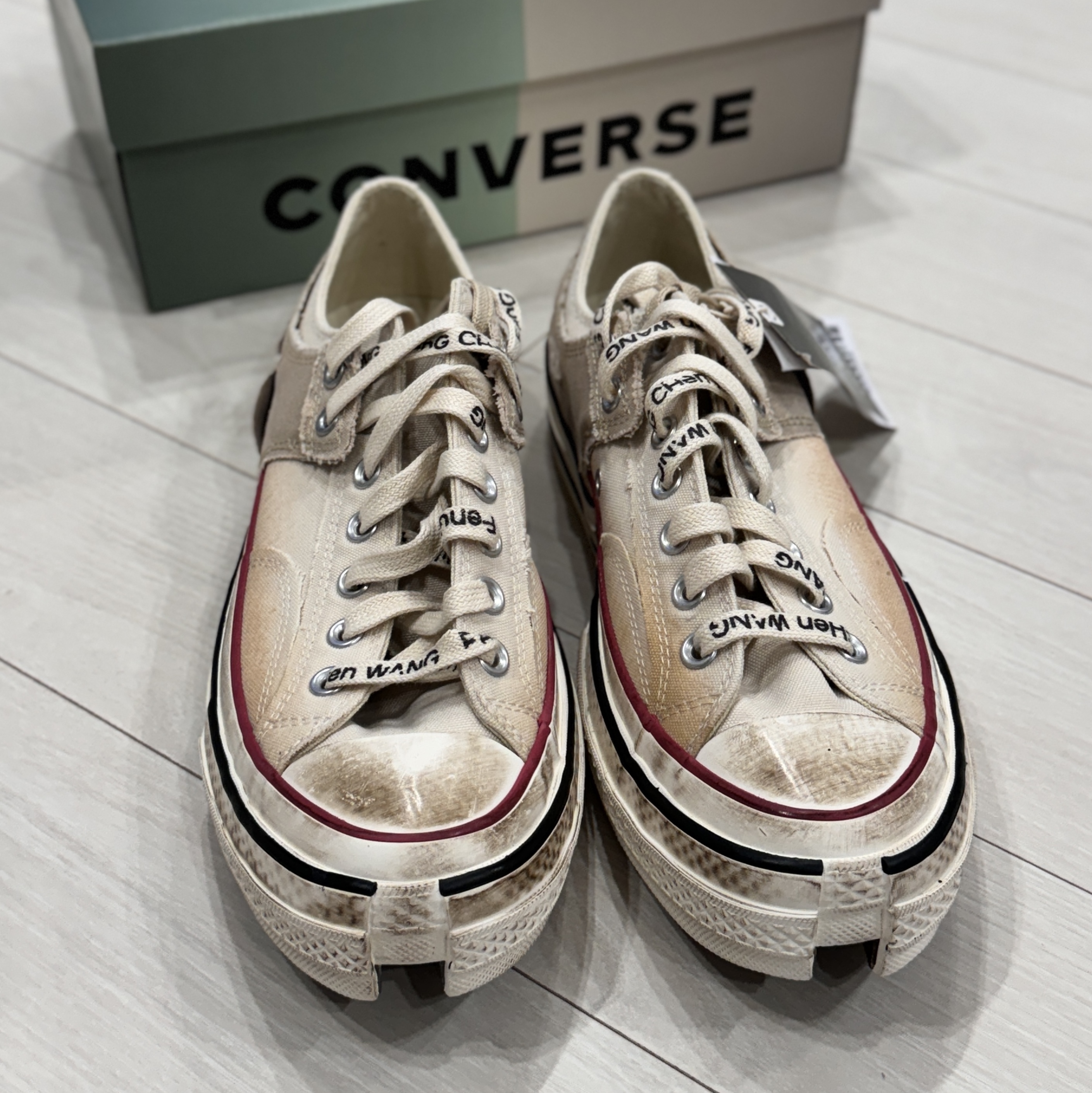 Converse x Feng Chen Wang Chuck 70 Ox 2-in-1 Brown Rice 착용 스타일 - 2