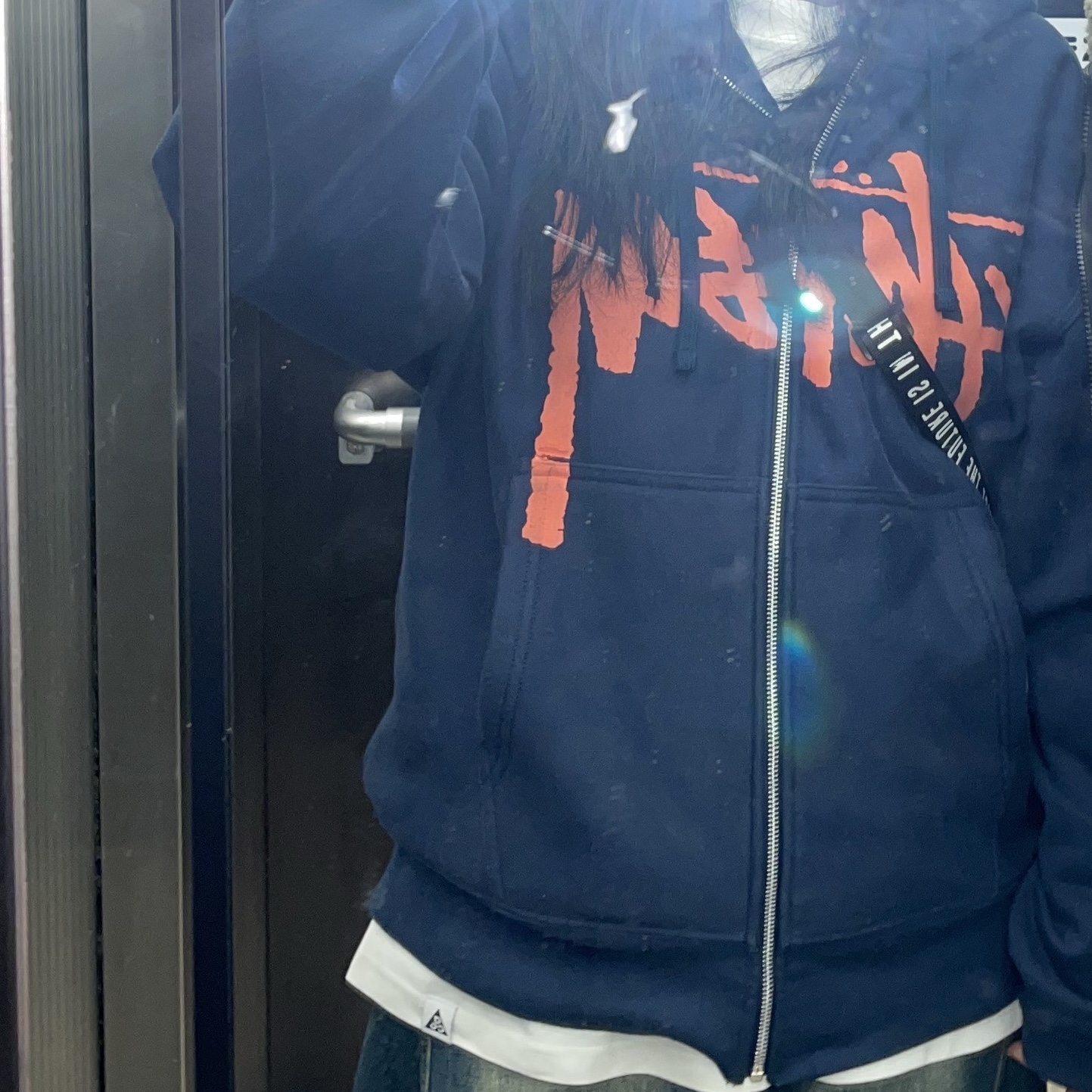 Stussy Stock Zip Hoodie Navy, Nike NRG ACG Long Sleeve T-Shirt White - US/EU 착용 스타일