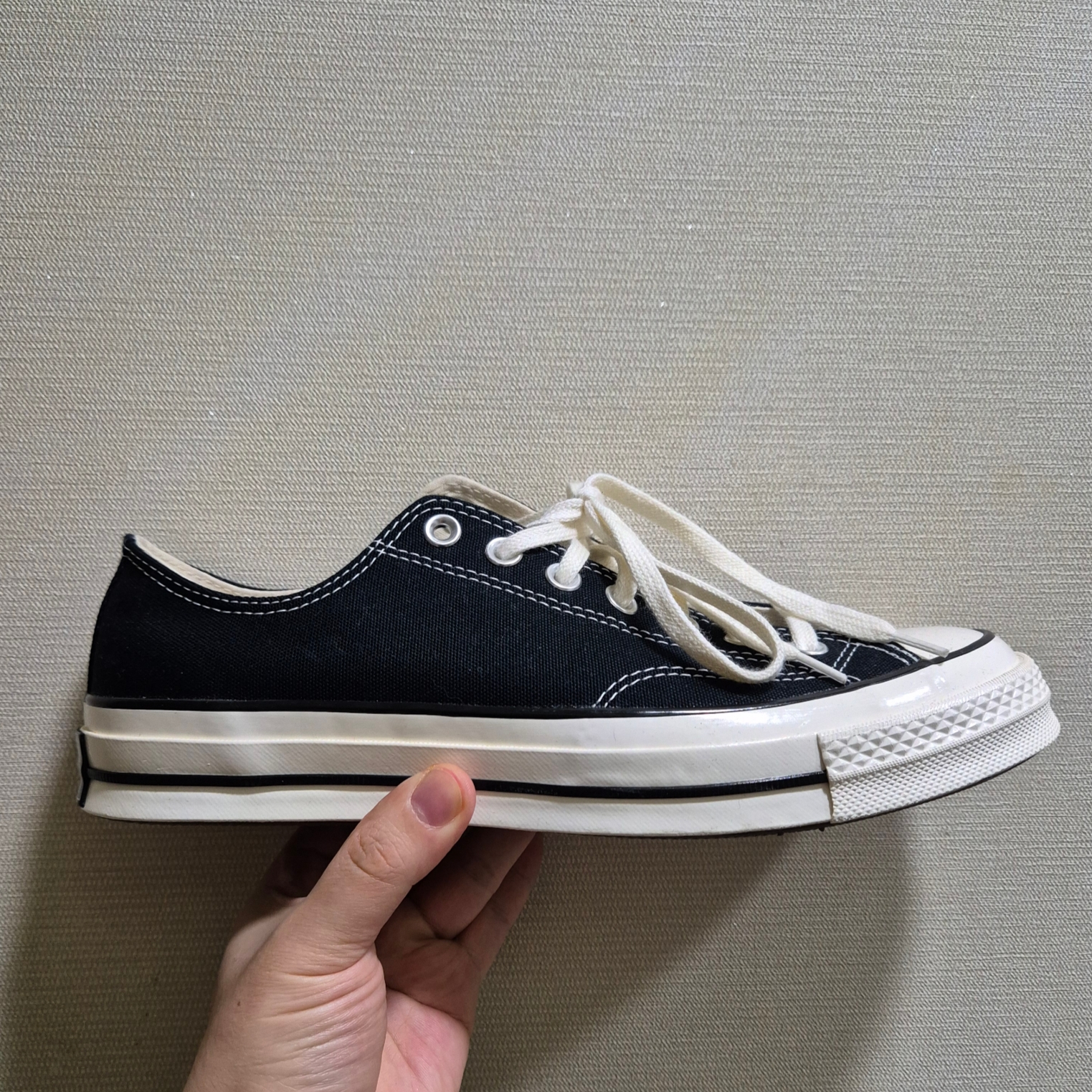 Converse Chuck 70 Ox Black - Standard 착용 스타일