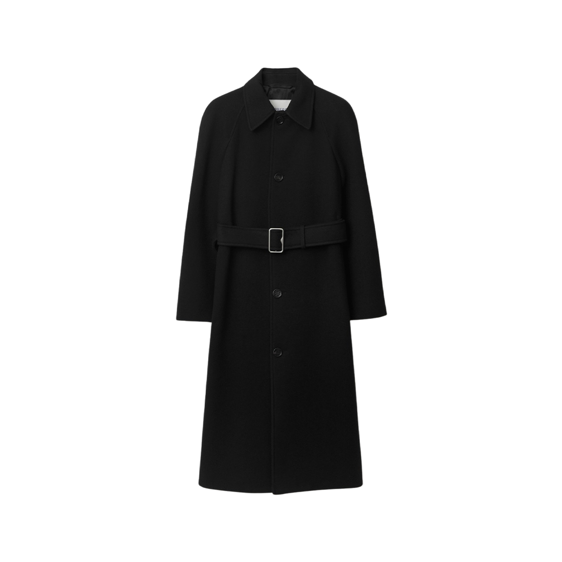 (W) Burberry Wool Car Coat Black 상세 이미지 1