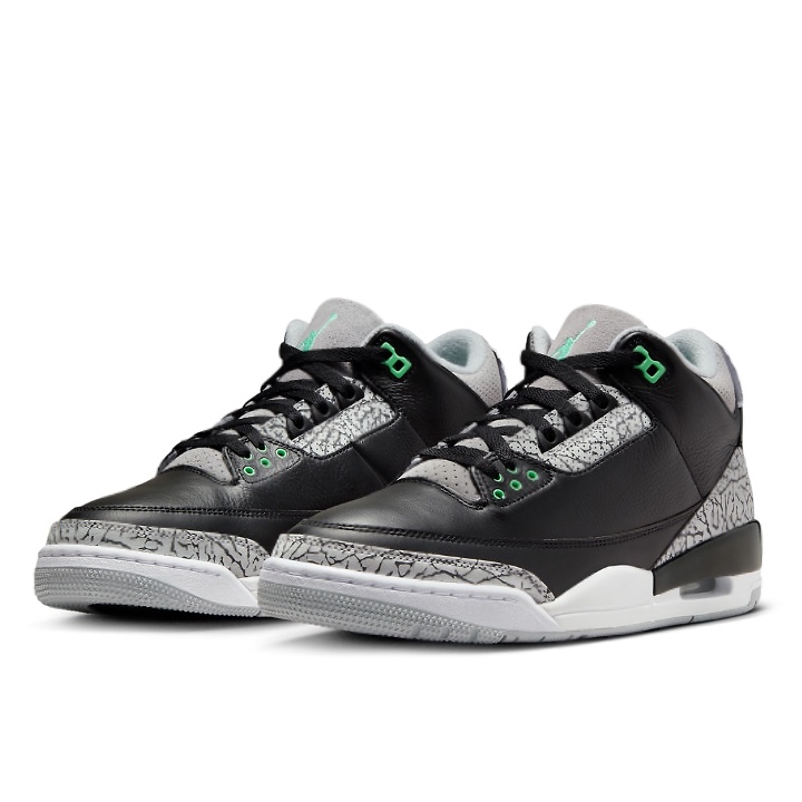 Jordan 3 Retro Green Glow 착용 스타일 - 3
