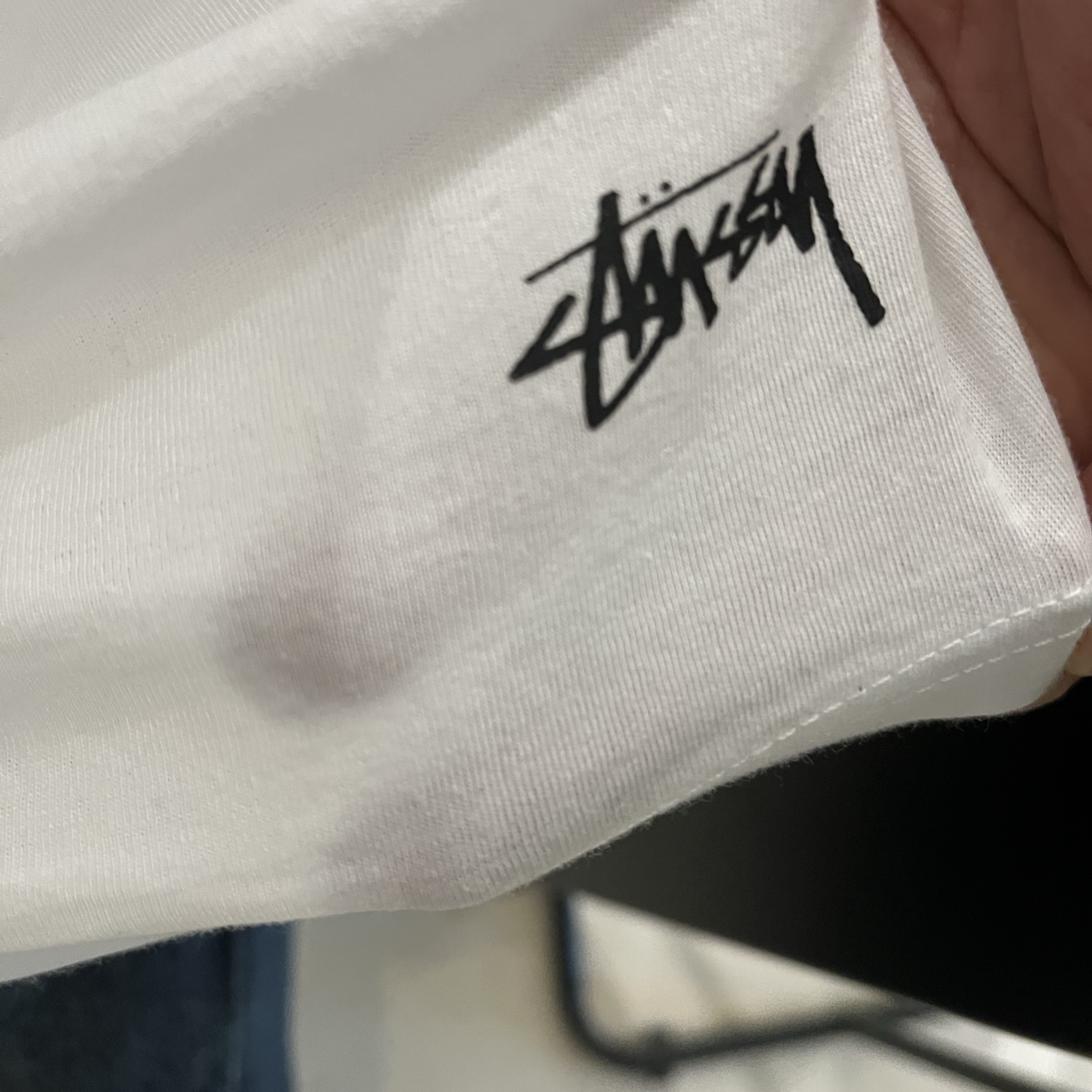 Stussy Undershirt White (3 Pack) 착용 스타일 - 3