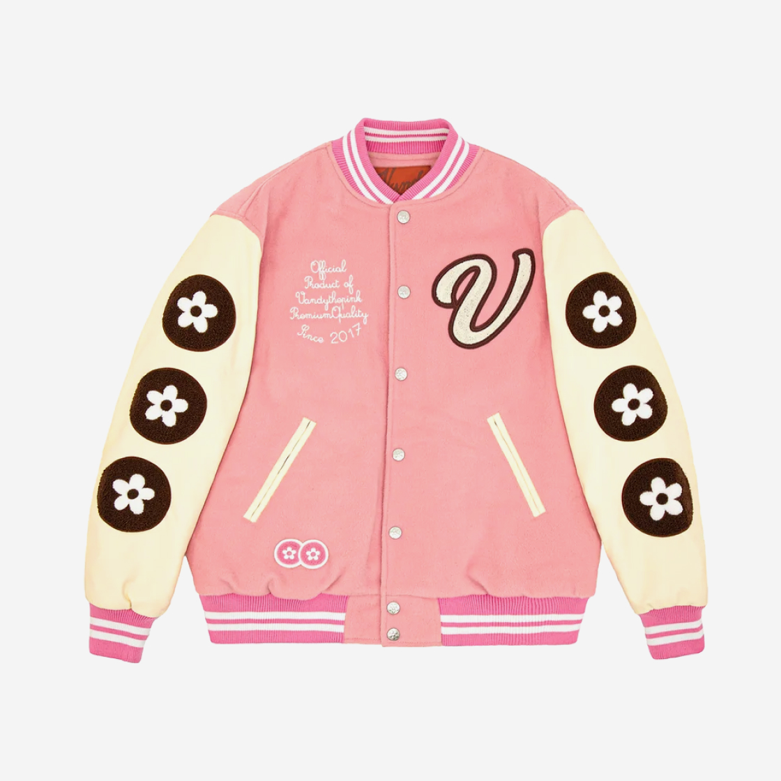 $399.99 ファッション XLARGE×VANDY THE PINK VARSITY JACKET