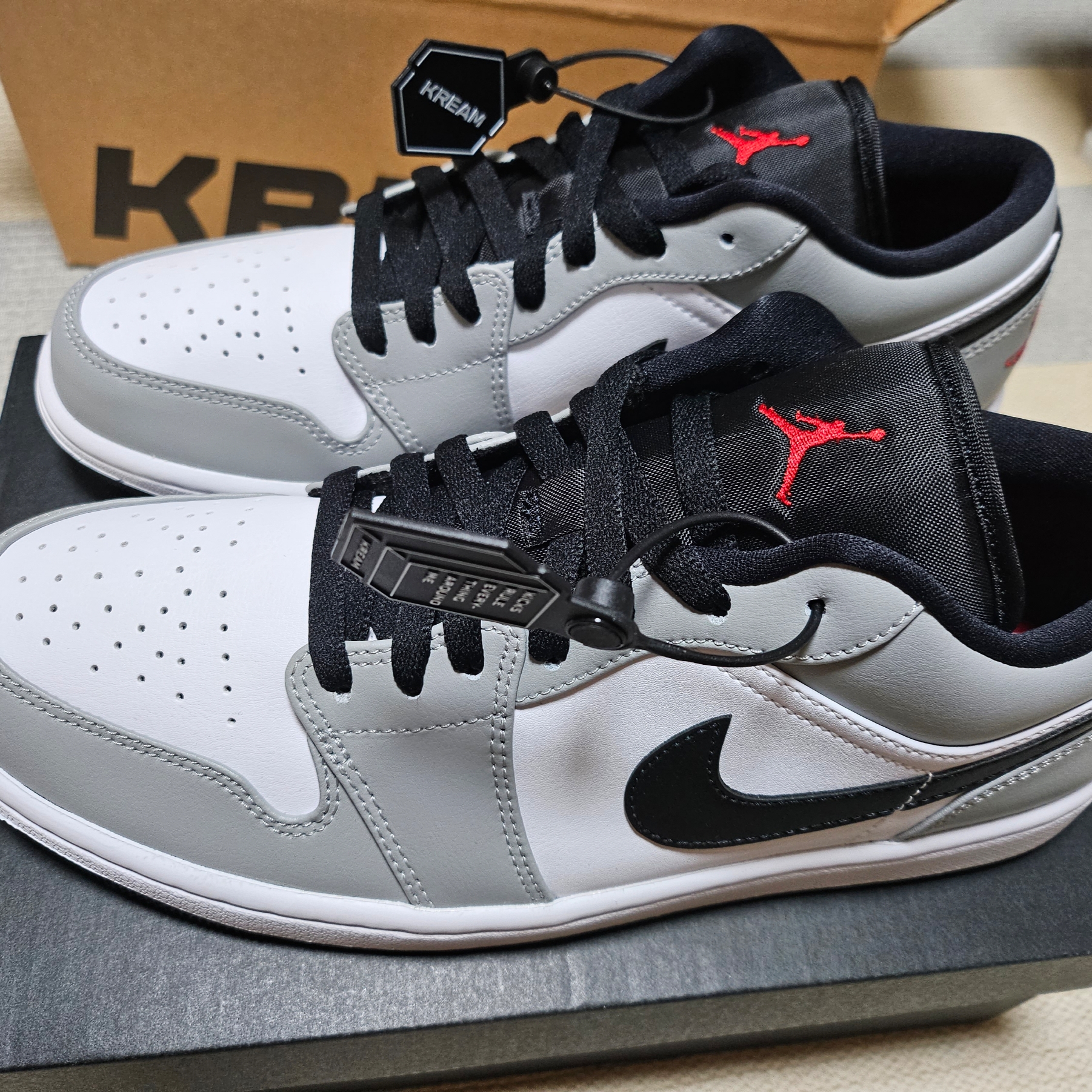 Jordan 1 Low Light Smoke Grey 착용 스타일 - 1