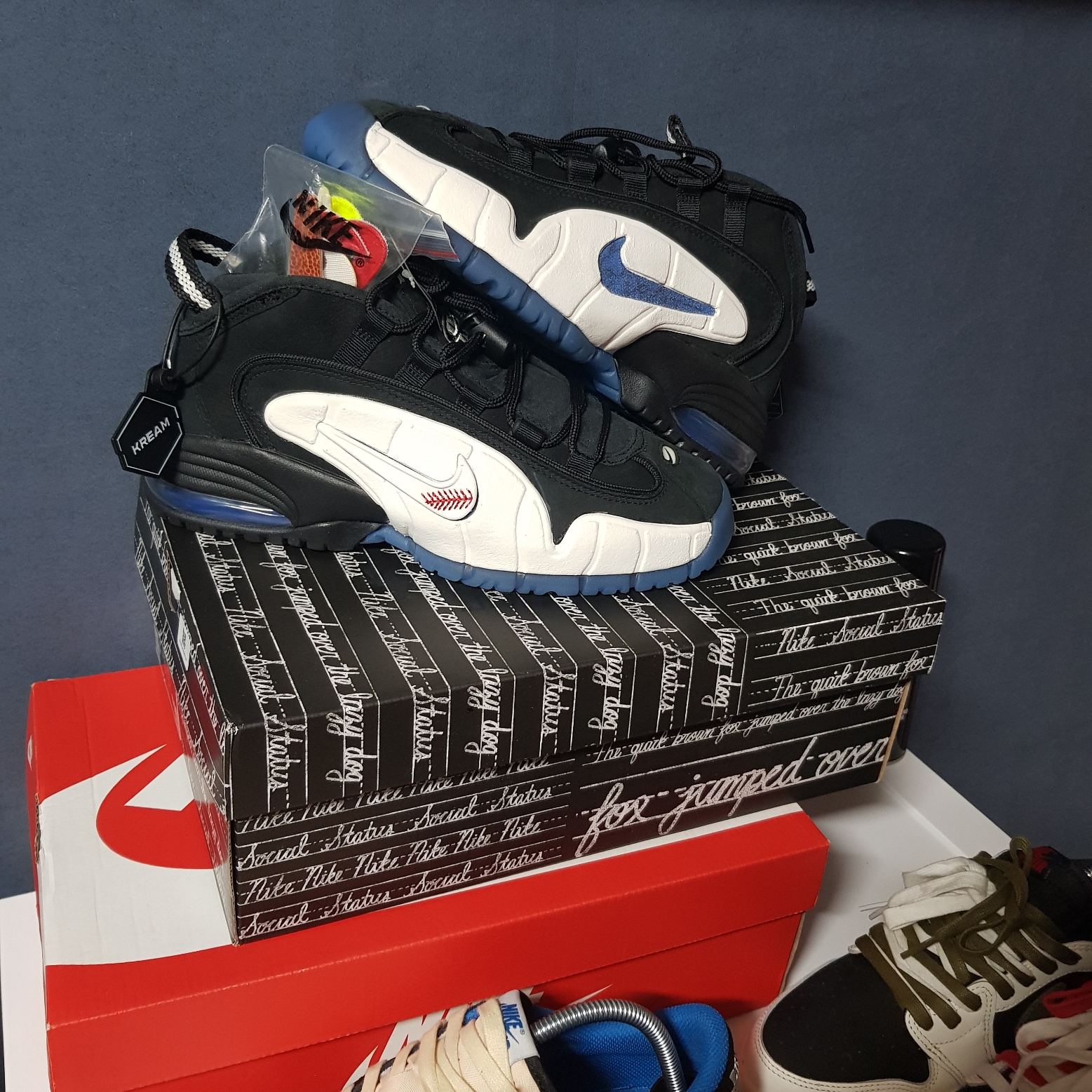 Nike x Social Status Air Max Penny 1 Recess Black 착용 스타일 - 1