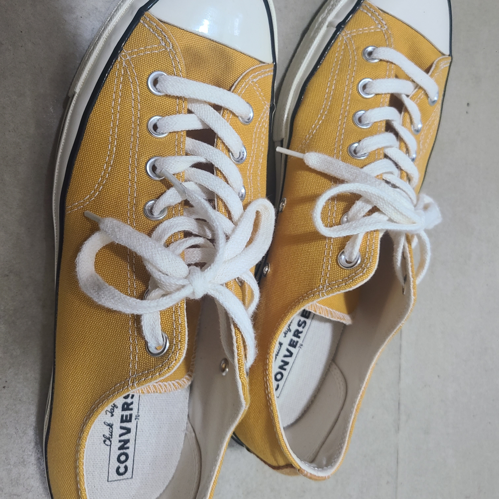 Converse Chuck 70 Ox Vintage Canvas Sunflower 착용 스타일