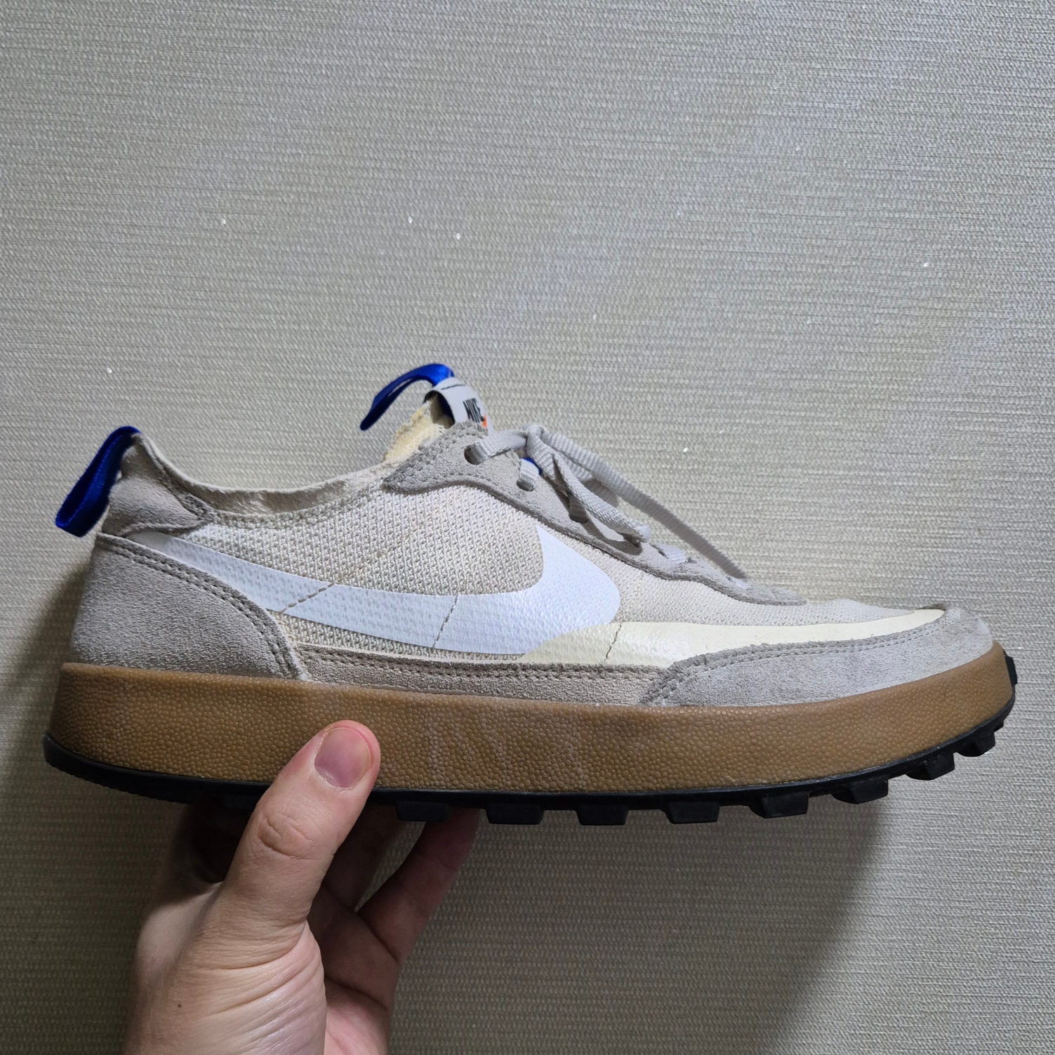 Nike x Tom Sachs General Purpose Shoe Light Cream 착용 스타일