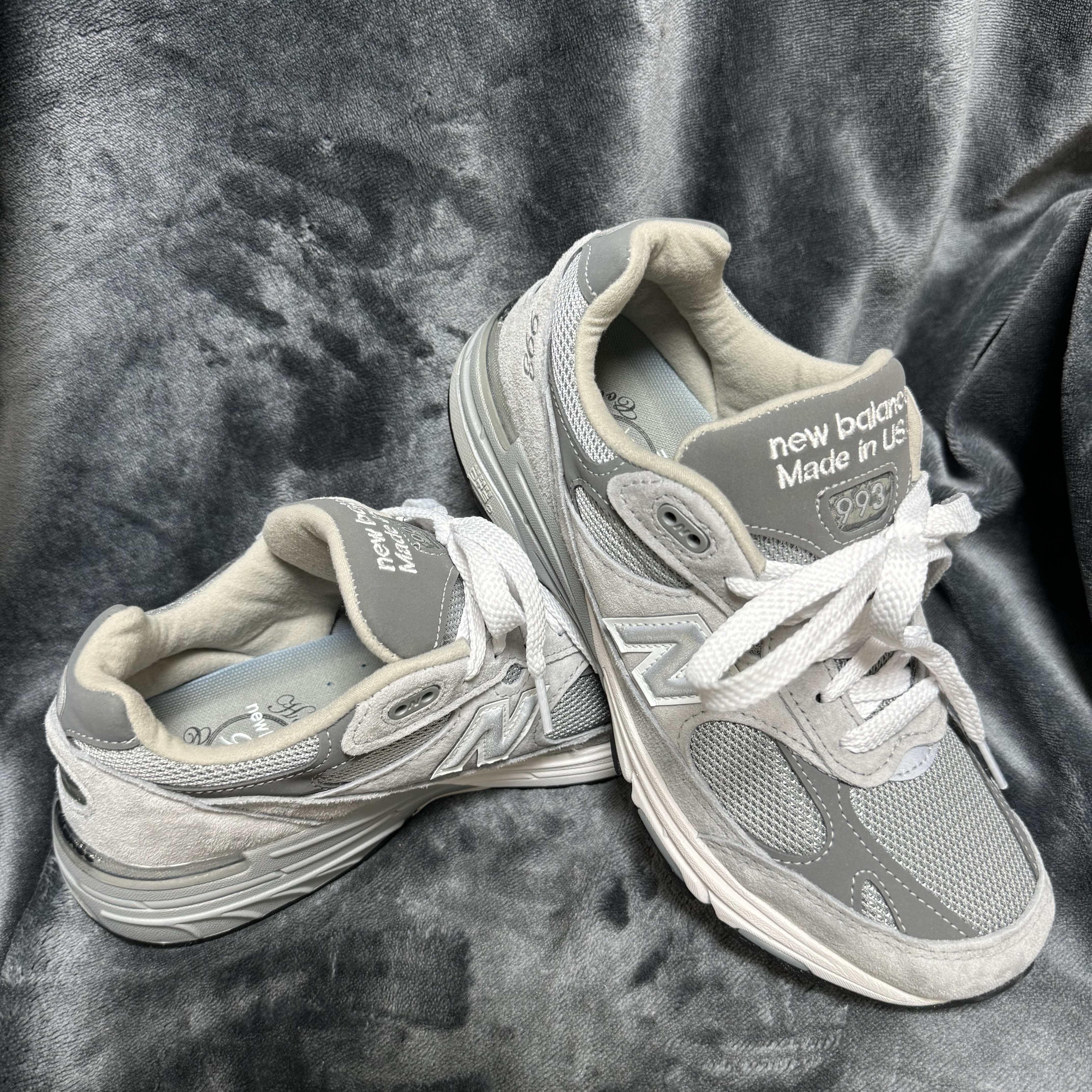 New Balance 993 Made in USA Grey - D Standard 착용 스타일